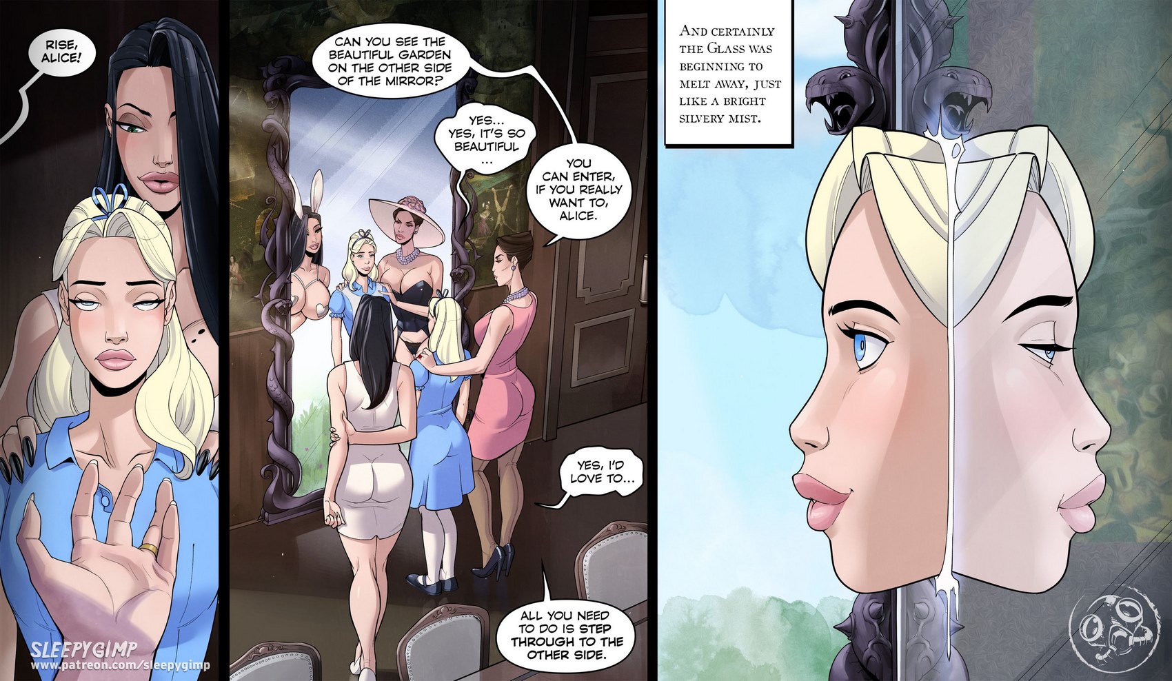 Nancy Templeton- Through the Looking Glass [Sleepygimp], Through The Looking Glass, page 12 of 53