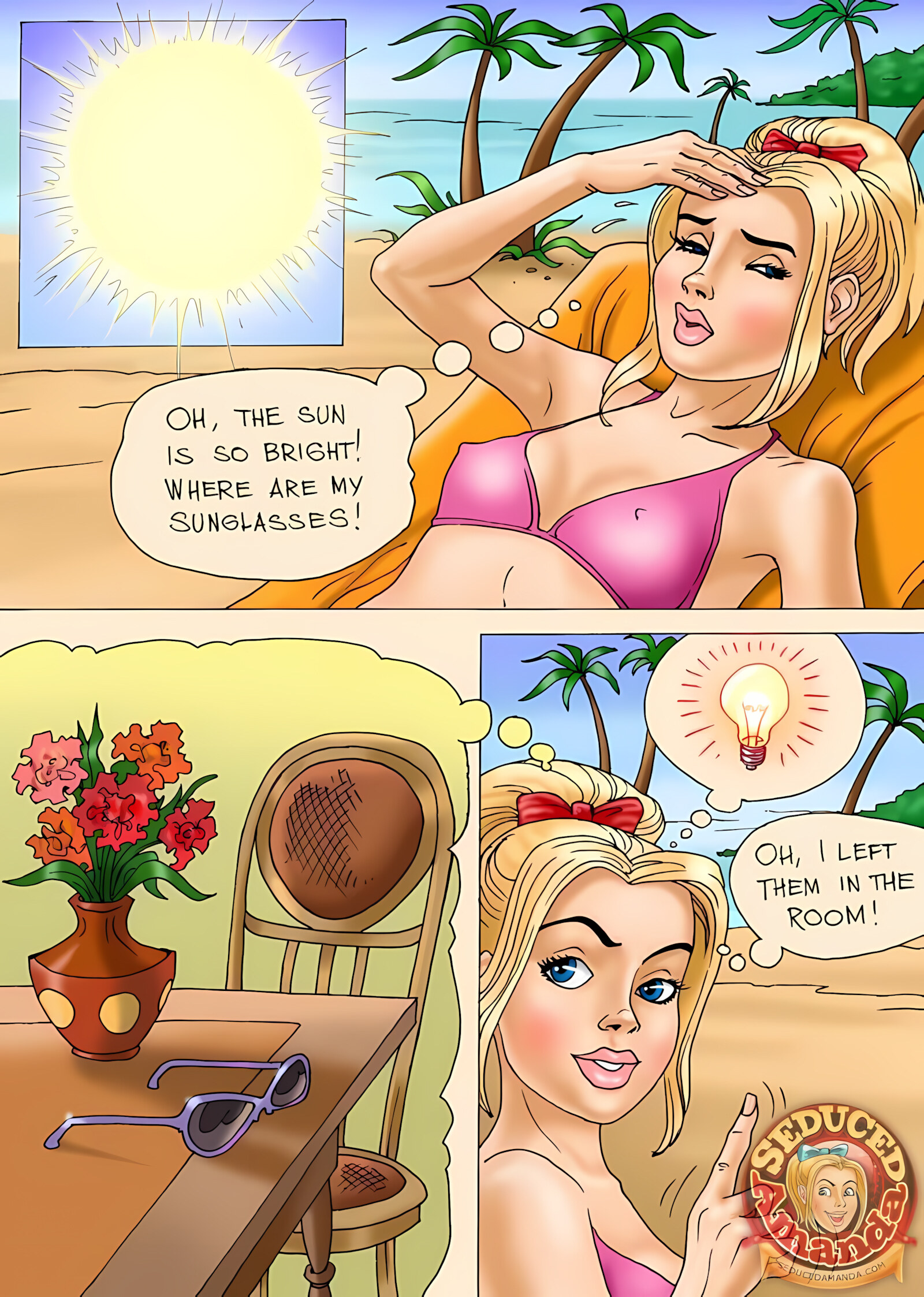 A Caribbean Vacation [Seduced Amanda], A Caribbean Vacation, page 2 of 12