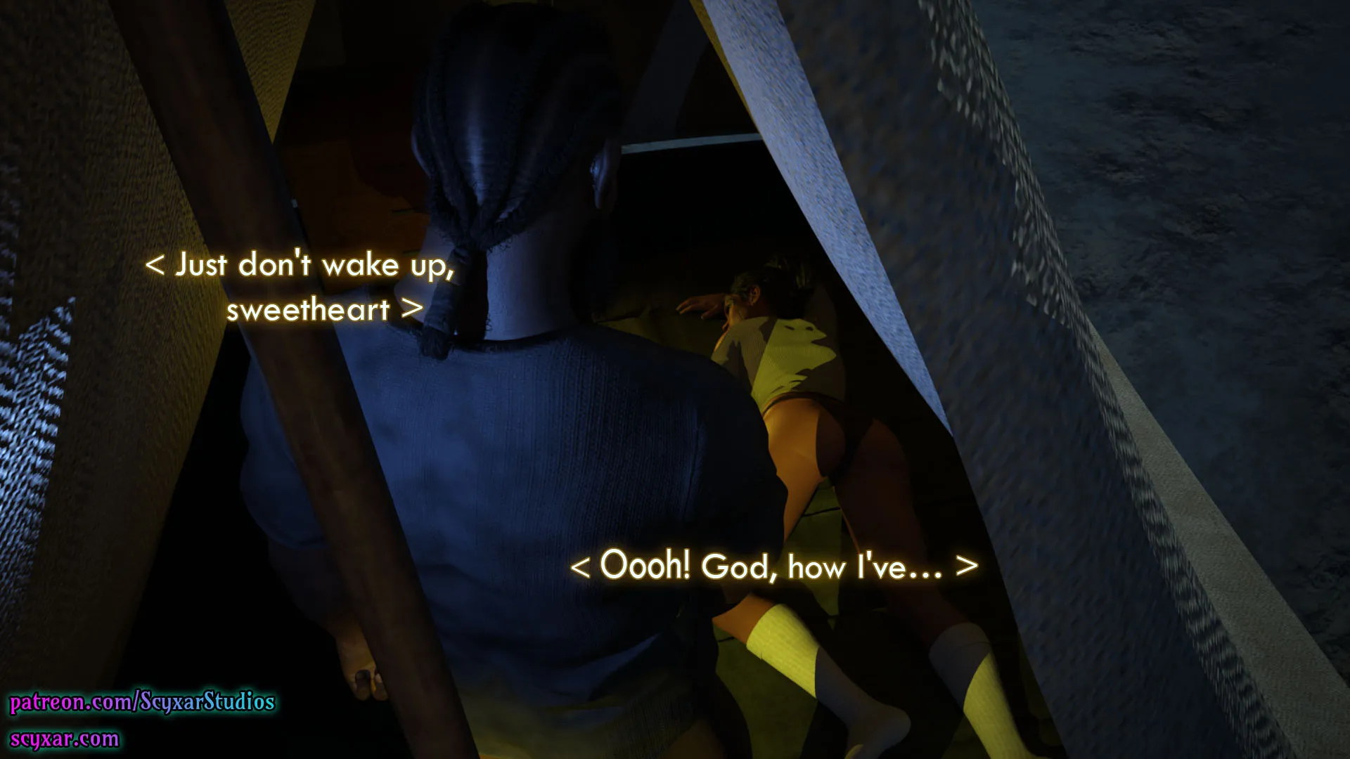 Once You Go Black, You Never Go Back (Cyberpunk), 7 . Once You Go Black, You Never Go Back - Chapter 7 [Scyxar Studios], page 2 of 76