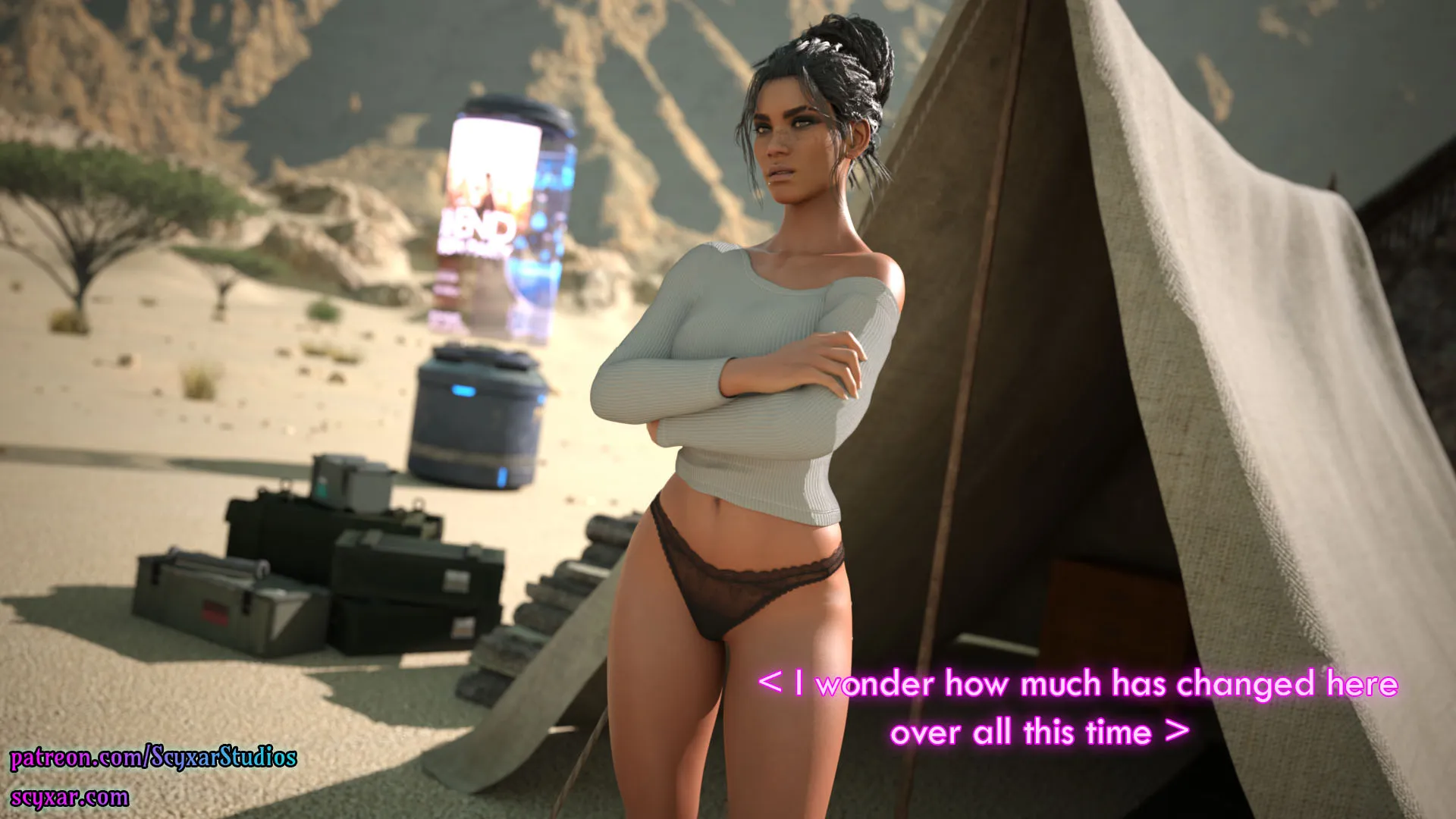 Once You Go Black, You Never Go Back (Cyberpunk), 7 . Once You Go Black, You Never Go Back - Chapter 7 [Scyxar Studios], page 49 of 76