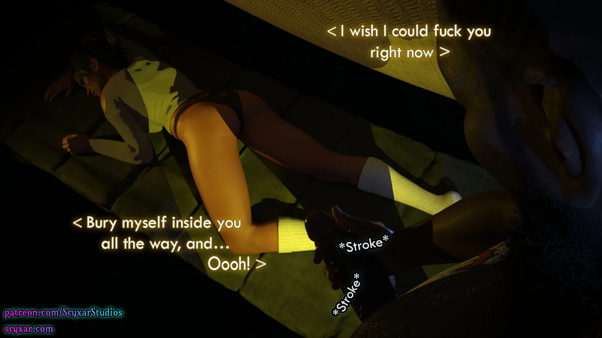 Once You Go Black, You Never Go Back (Cyberpunk), 7 . Once You Go Black, You Never Go Back - Chapter 7 [Scyxar Studios], page 7 of 76