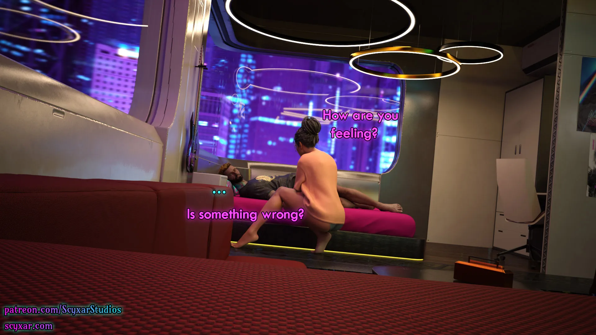 Once You Go Black, You Never Go Back (Cyberpunk), 6 . Once You Go Black, You Never Go Back - Chapter 6 [Scyxar Studios], page 18 of 71