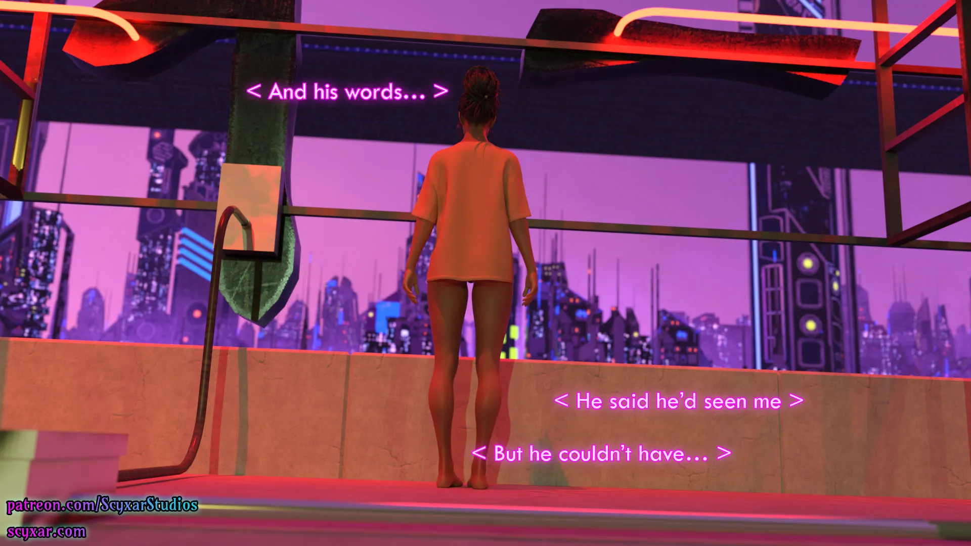 Once You Go Black, You Never Go Back (Cyberpunk), 6 . Once You Go Black, You Never Go Back - Chapter 6 [Scyxar Studios], page 29 of 71