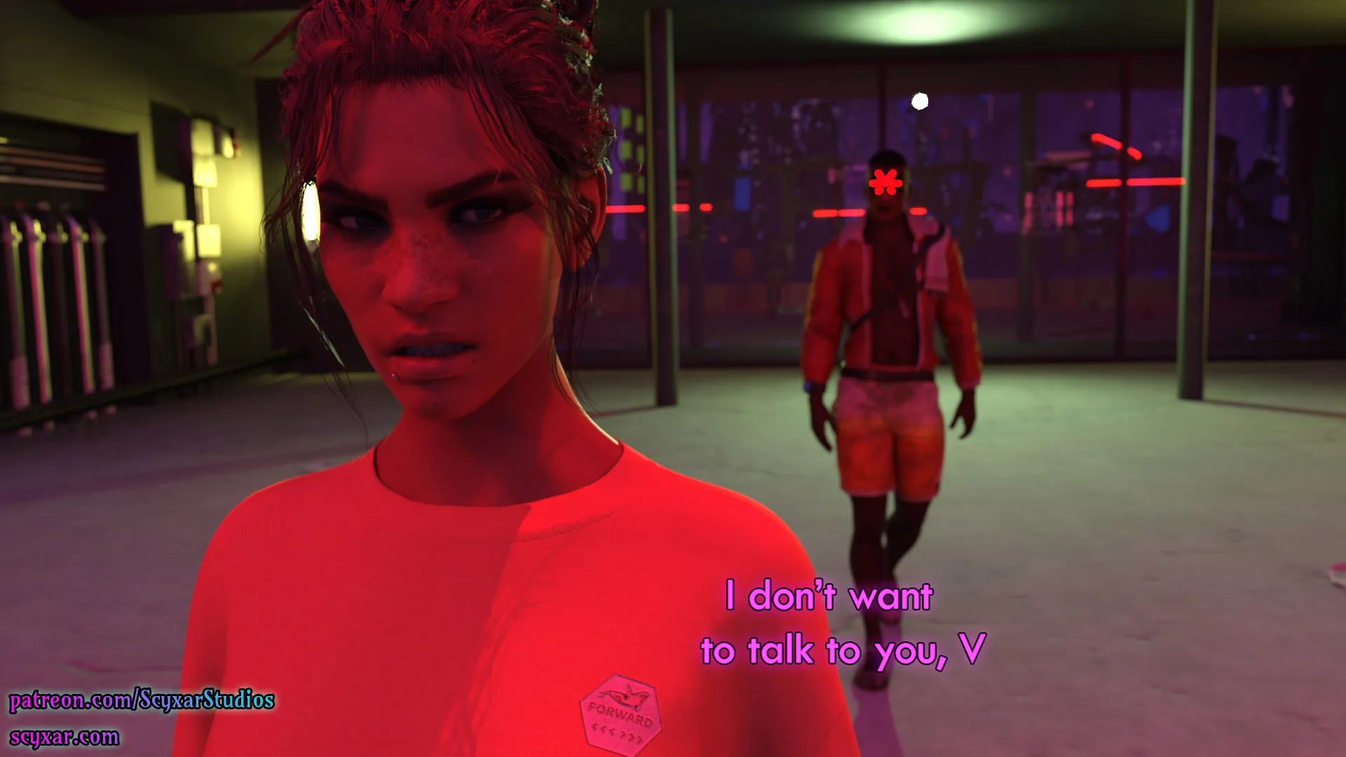 Once You Go Black, You Never Go Back (Cyberpunk), 6 . Once You Go Black, You Never Go Back - Chapter 6 [Scyxar Studios], page 30 of 71