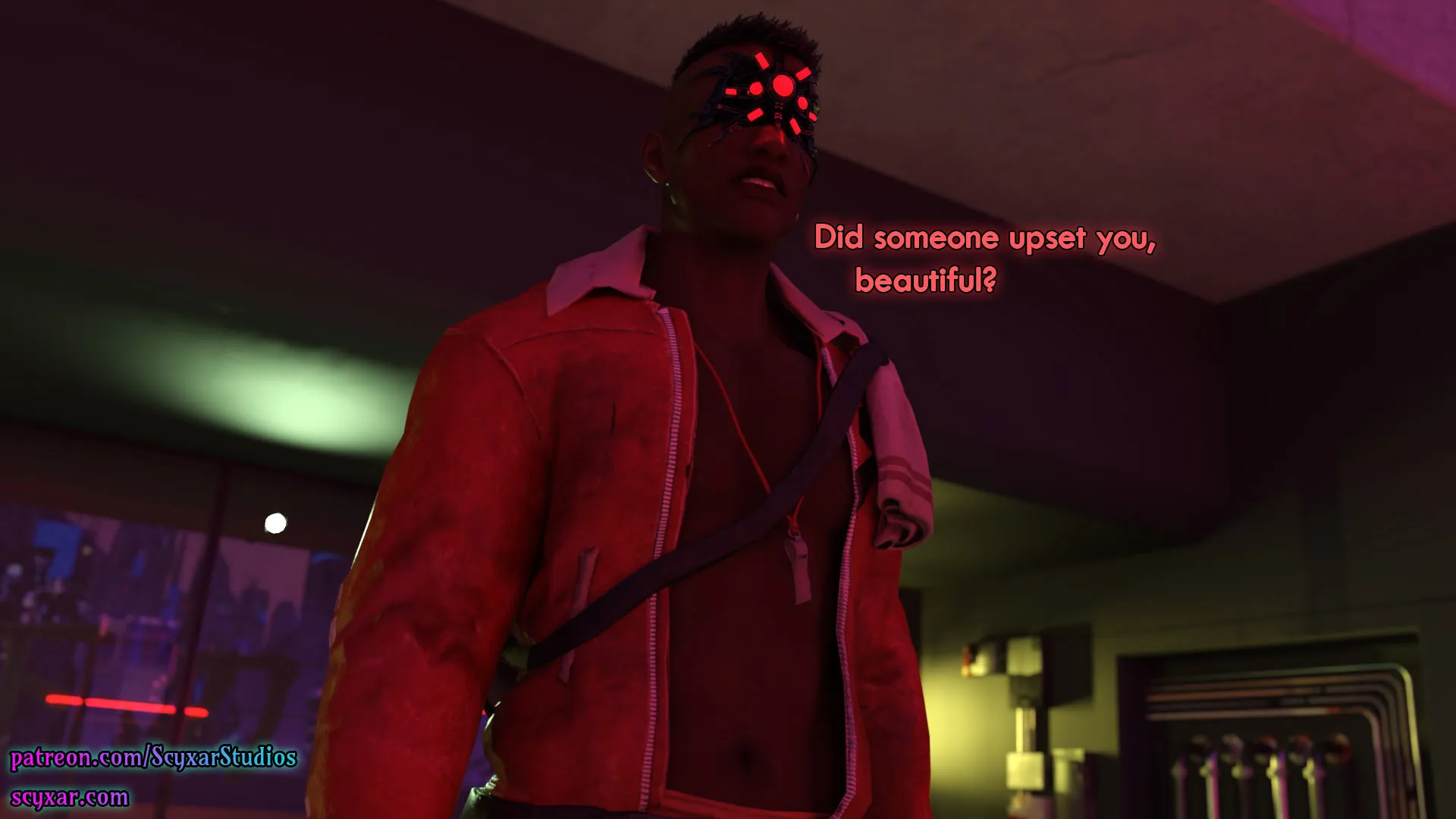 Once You Go Black, You Never Go Back (Cyberpunk), 6 . Once You Go Black, You Never Go Back - Chapter 6 [Scyxar Studios], page 31 of 71