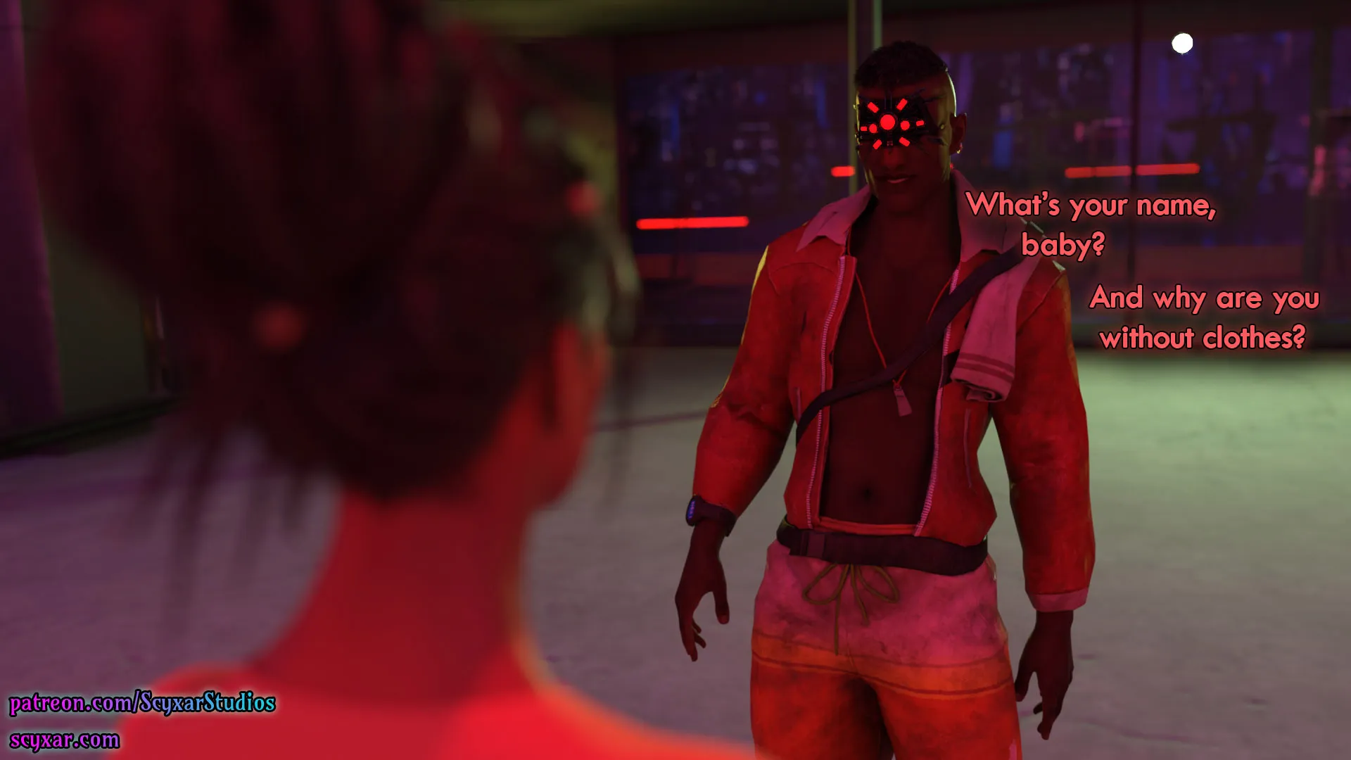 Once You Go Black, You Never Go Back (Cyberpunk), 6 . Once You Go Black, You Never Go Back - Chapter 6 [Scyxar Studios], page 33 of 71