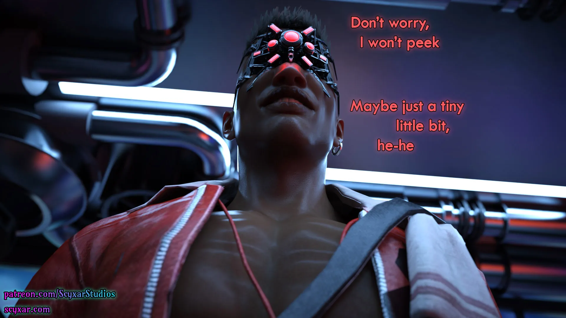 Once You Go Black, You Never Go Back (Cyberpunk), 6 . Once You Go Black, You Never Go Back - Chapter 6 [Scyxar Studios], page 39 of 71