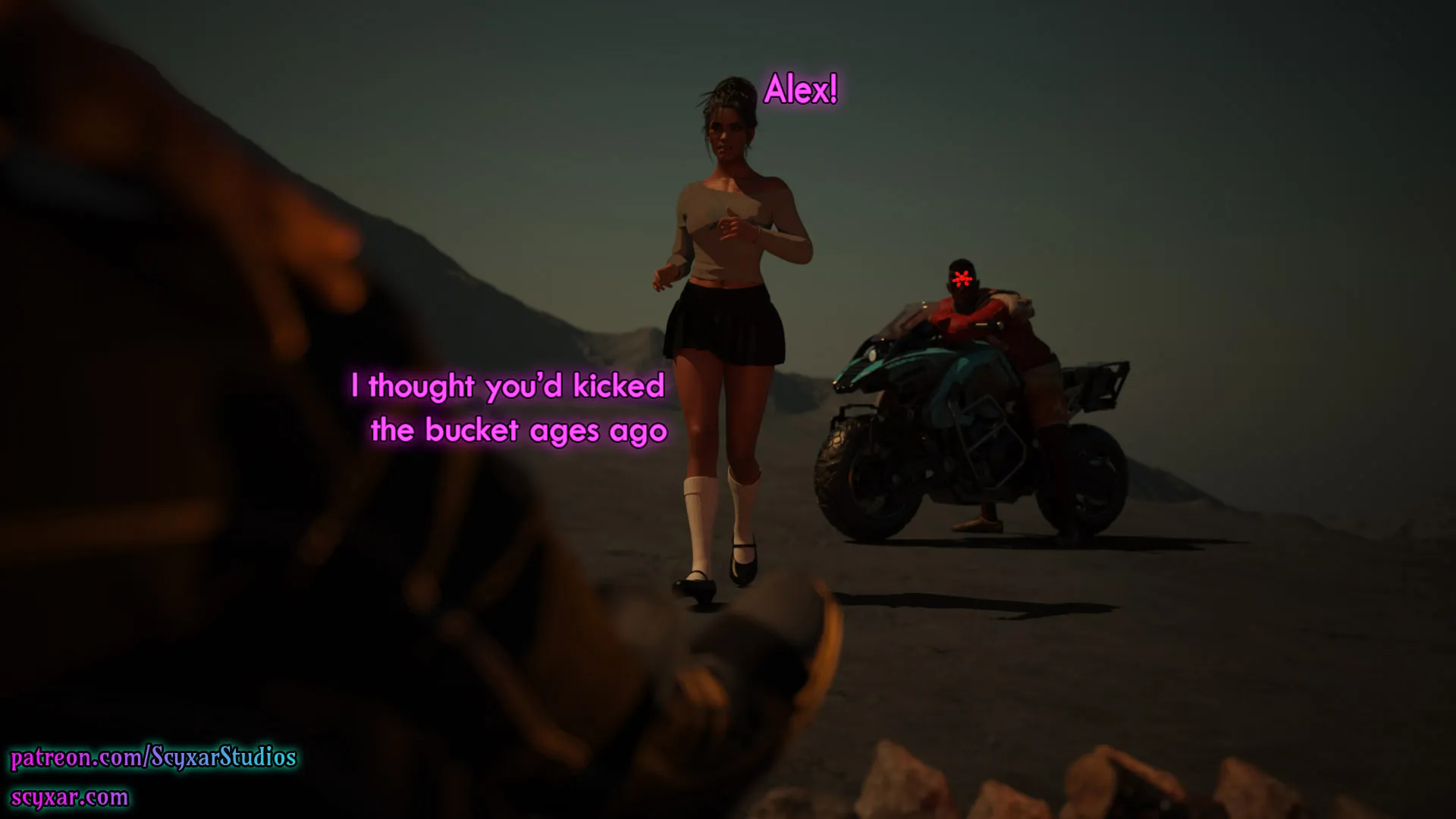 Once You Go Black, You Never Go Back (Cyberpunk), 6 . Once You Go Black, You Never Go Back - Chapter 6 [Scyxar Studios], page 55 of 71