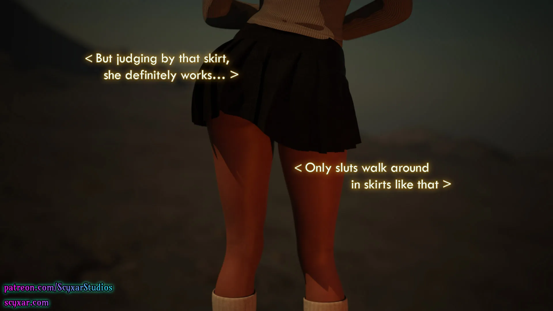 Once You Go Black, You Never Go Back (Cyberpunk), 6 . Once You Go Black, You Never Go Back - Chapter 6 [Scyxar Studios], page 62 of 71