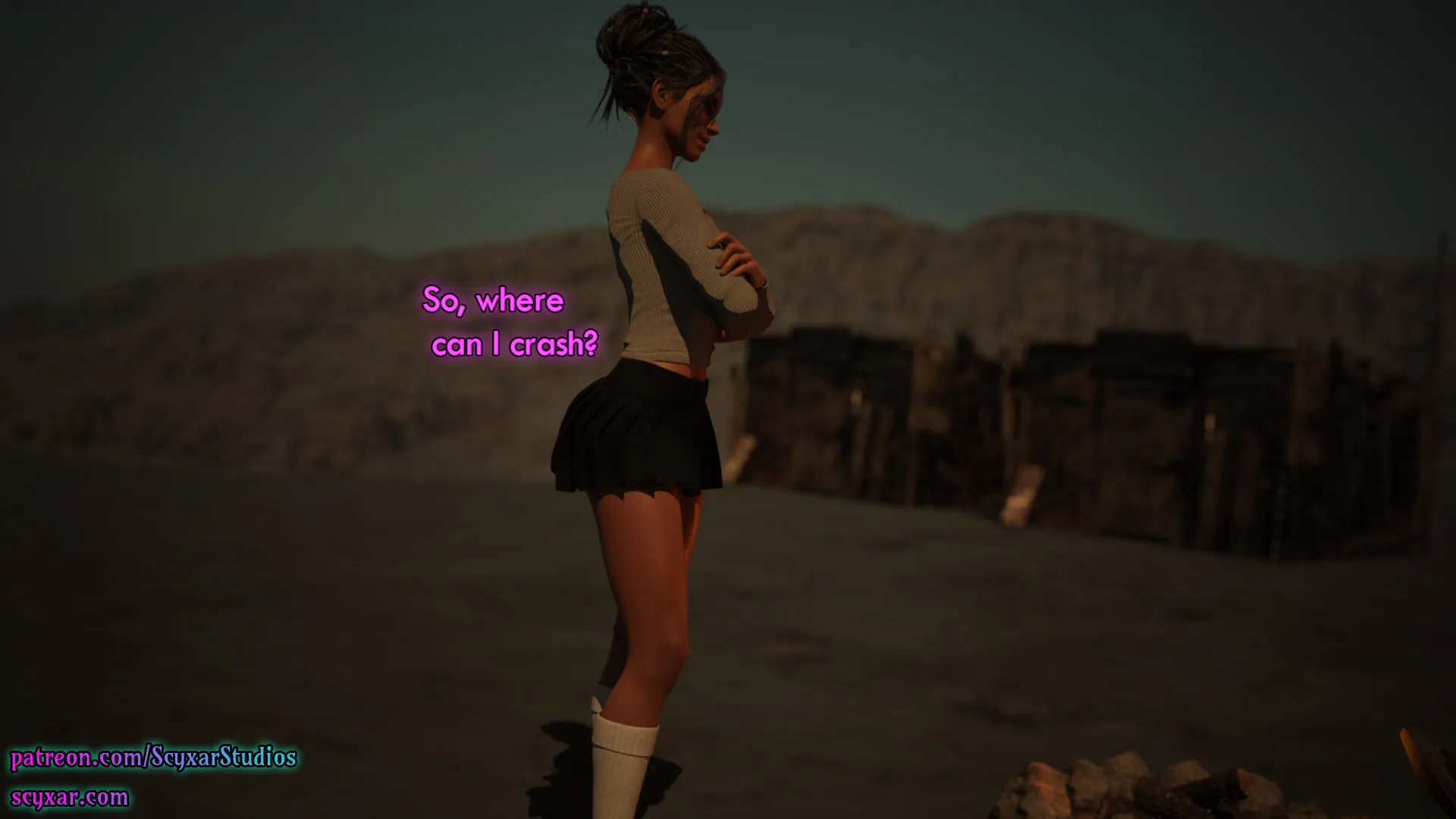 Once You Go Black, You Never Go Back (Cyberpunk), 6 . Once You Go Black, You Never Go Back - Chapter 6 [Scyxar Studios], page 63 of 71