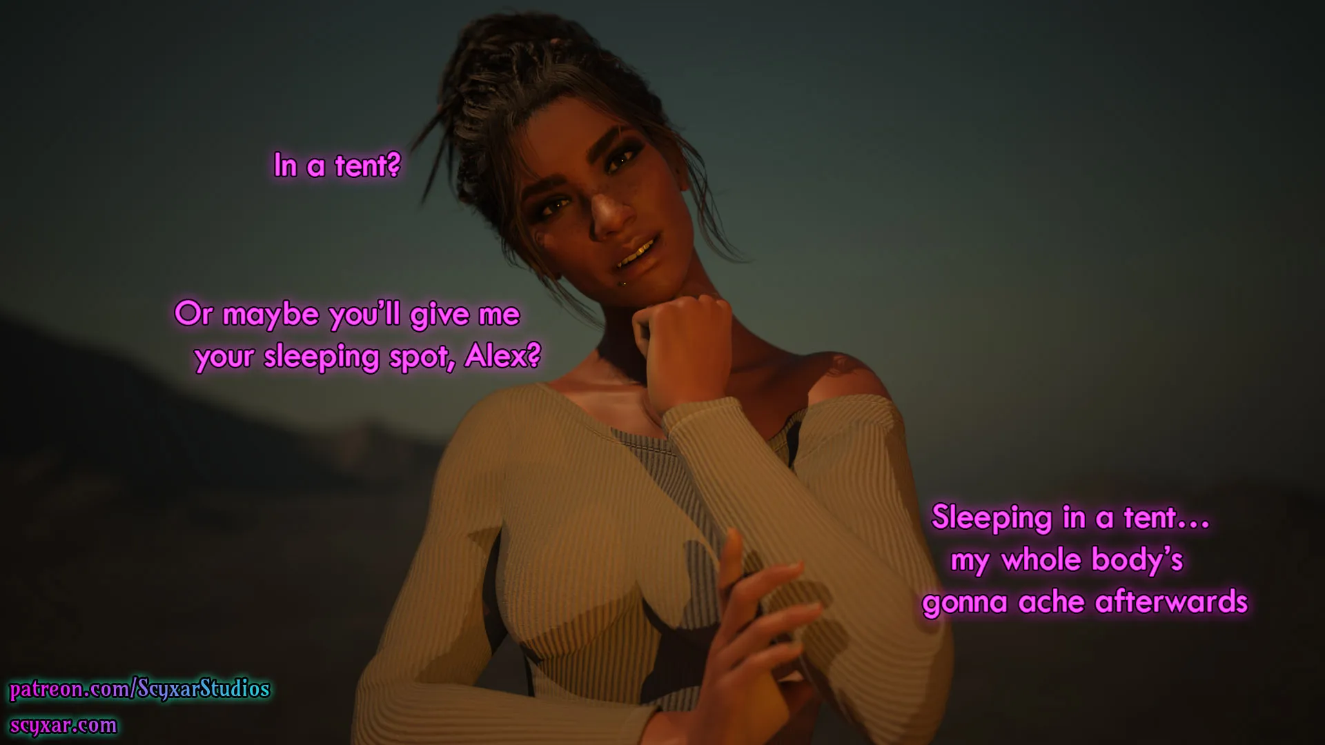 Once You Go Black, You Never Go Back (Cyberpunk), 6 . Once You Go Black, You Never Go Back - Chapter 6 [Scyxar Studios], page 66 of 71