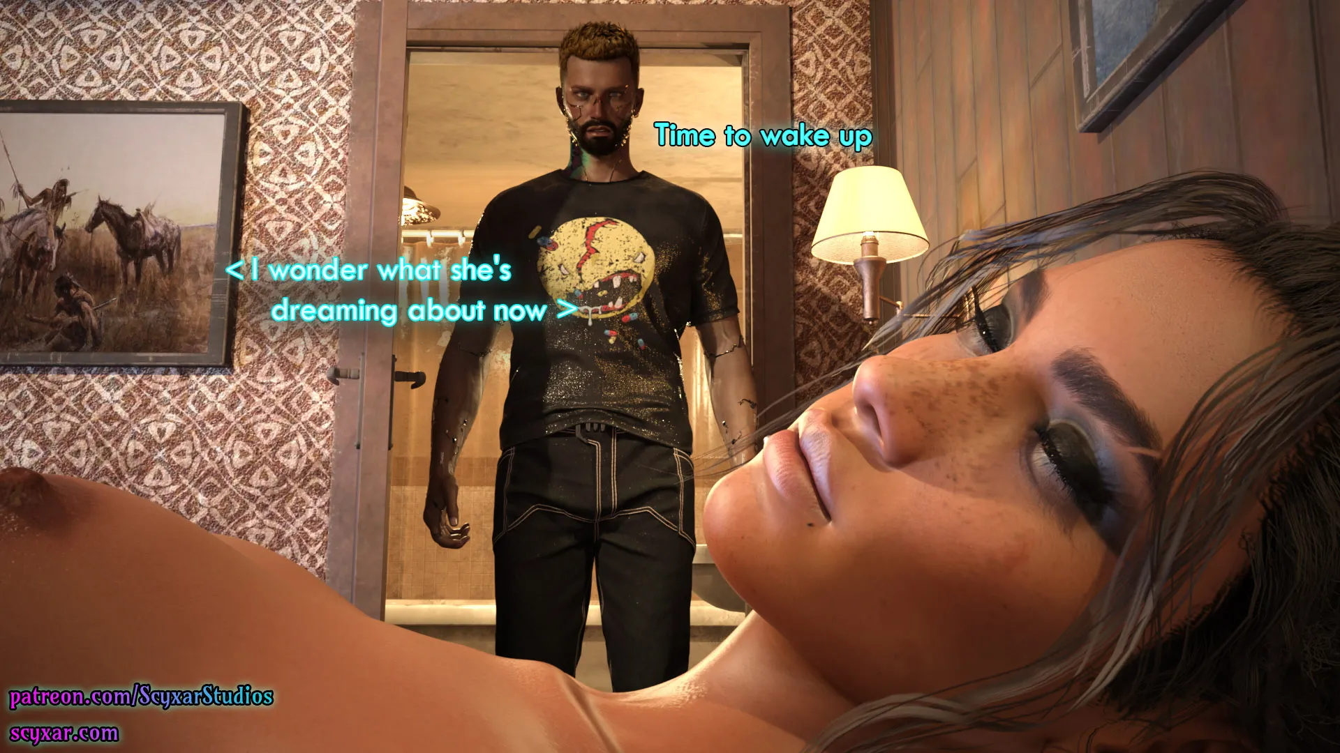 Once You Go Black, You Never Go Back (Cyberpunk), 5 . Once You Go Black, You Never Go Back - Chapter 5 [Scyxar Studios], page 2 of 75