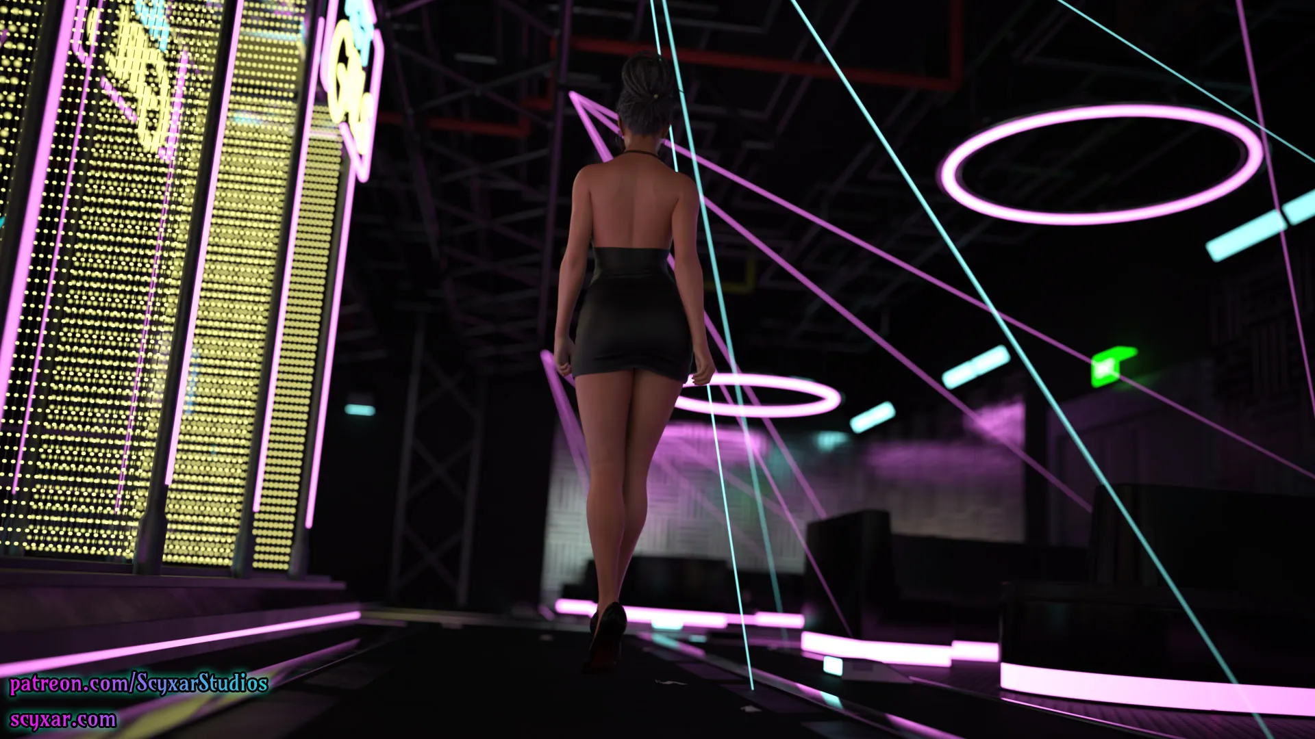 Once You Go Black, You Never Go Back (Cyberpunk), 5 . Once You Go Black, You Never Go Back - Chapter 5 [Scyxar Studios], page 12 of 75