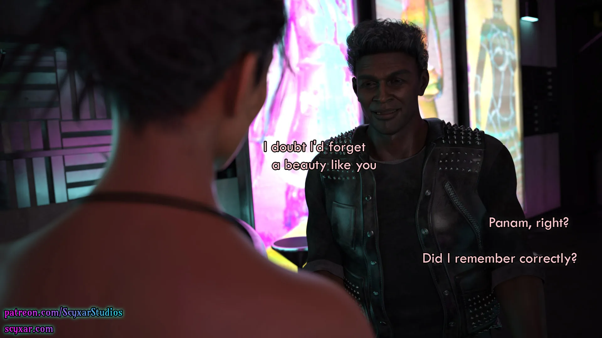 Once You Go Black, You Never Go Back (Cyberpunk), 5 . Once You Go Black, You Never Go Back - Chapter 5 [Scyxar Studios], page 17 of 75