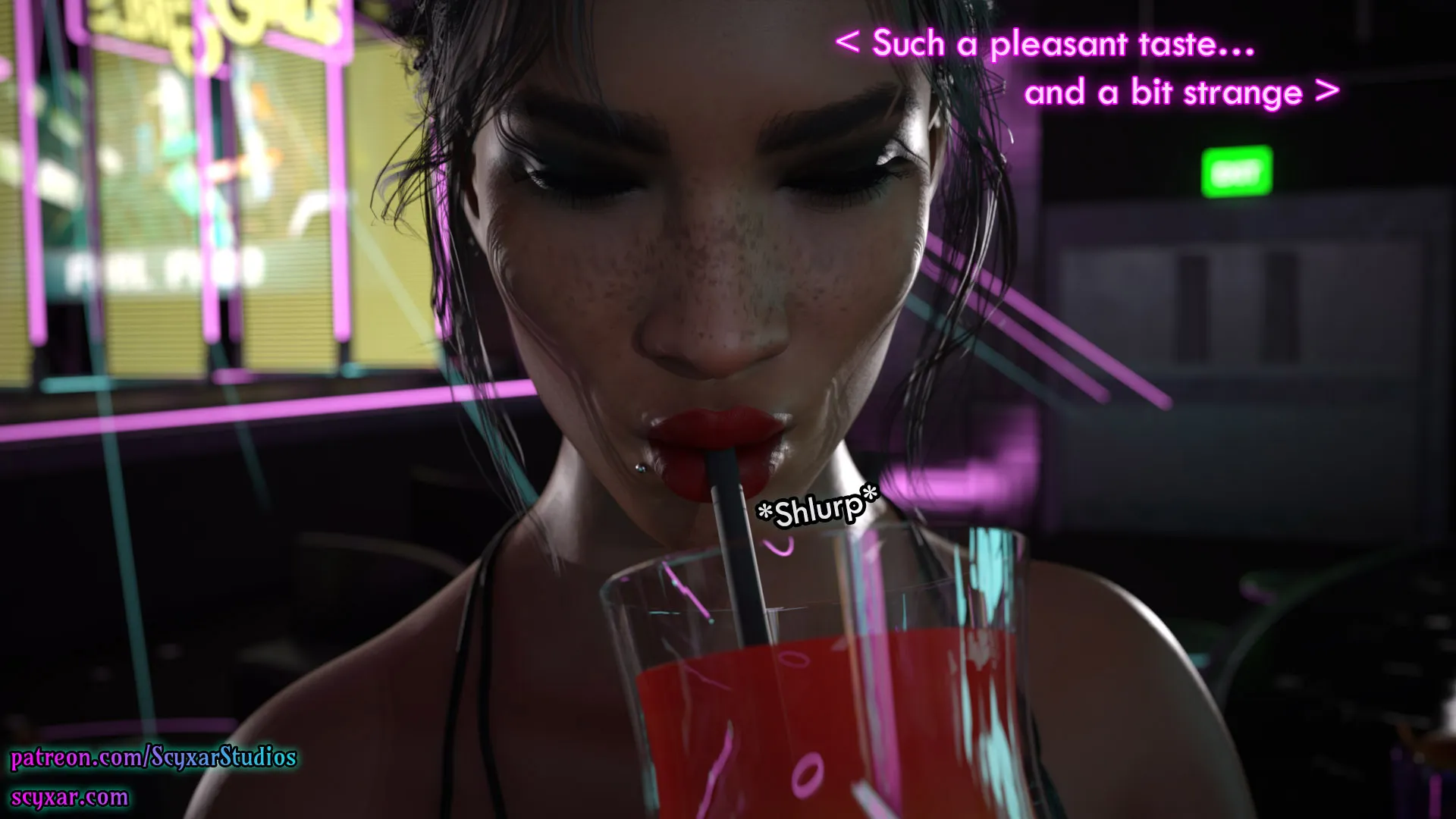 Once You Go Black, You Never Go Back (Cyberpunk), 5 . Once You Go Black, You Never Go Back - Chapter 5 [Scyxar Studios], page 35 of 75