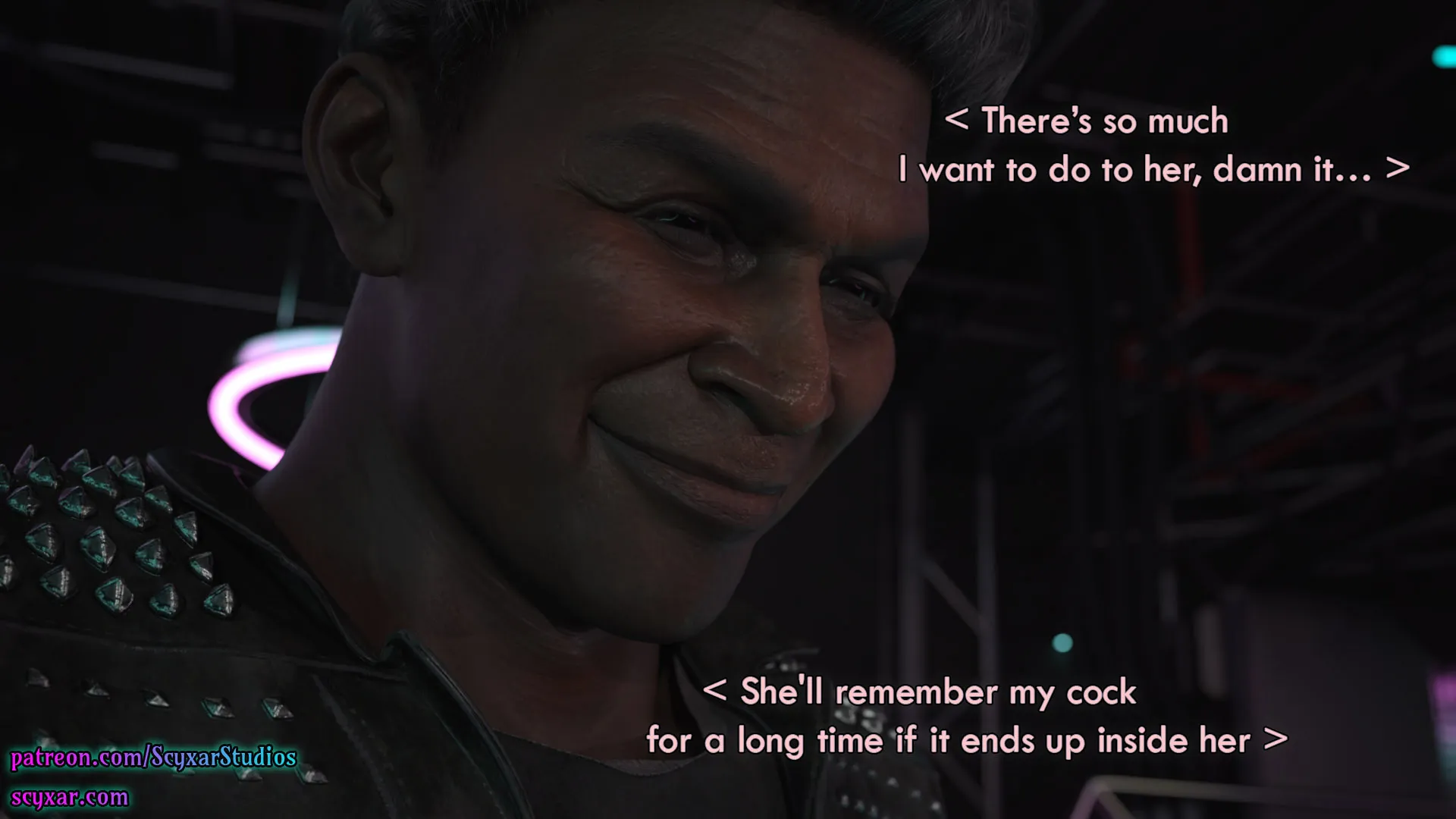 Once You Go Black, You Never Go Back (Cyberpunk), 5 . Once You Go Black, You Never Go Back - Chapter 5 [Scyxar Studios], page 38 of 75