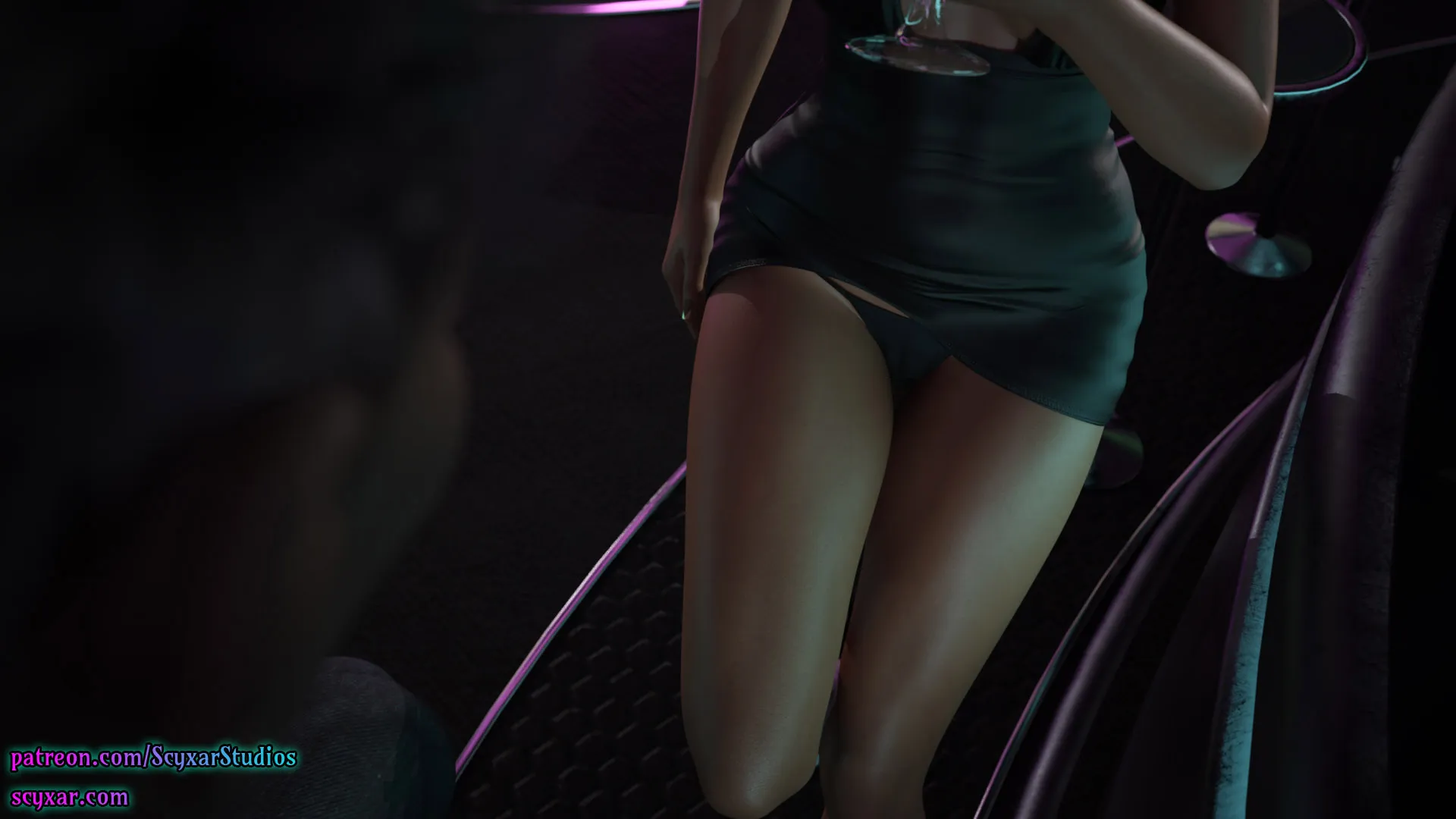 Once You Go Black, You Never Go Back (Cyberpunk), 5 . Once You Go Black, You Never Go Back - Chapter 5 [Scyxar Studios], page 39 of 75