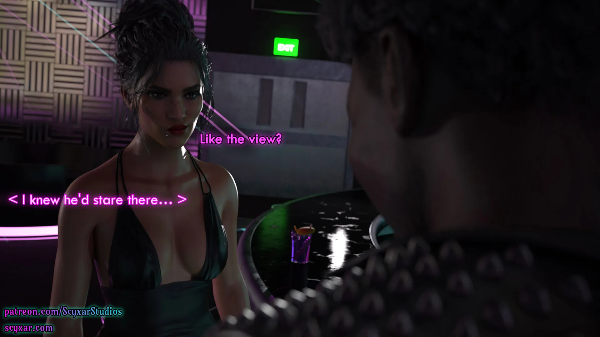 Once You Go Black, You Never Go Back (Cyberpunk), 5 . Once You Go Black, You Never Go Back - Chapter 5 [Scyxar Studios], page 40 of 75