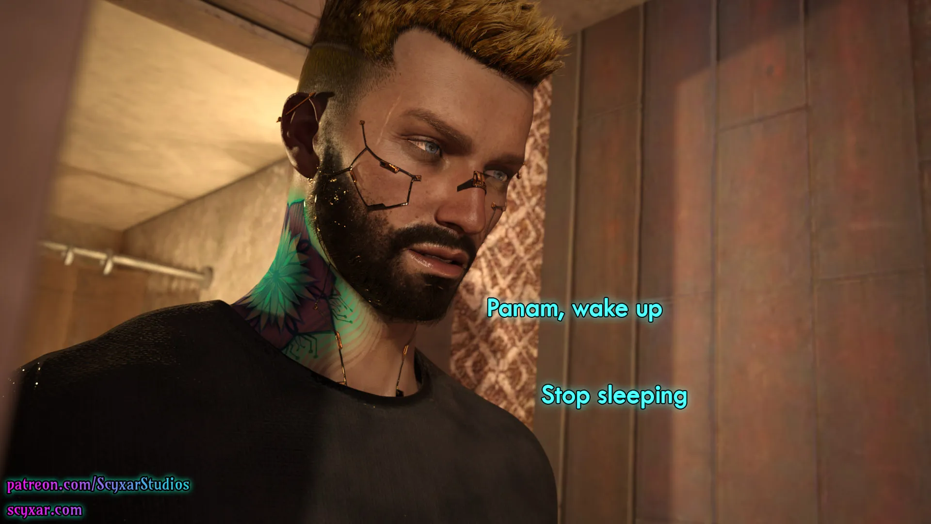 Once You Go Black, You Never Go Back (Cyberpunk), 5 . Once You Go Black, You Never Go Back - Chapter 5 [Scyxar Studios], page 5 of 75