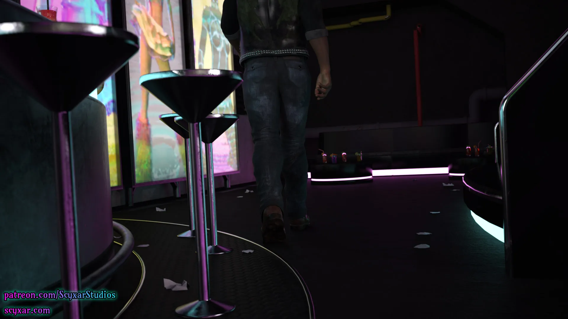 Once You Go Black, You Never Go Back (Cyberpunk), 5 . Once You Go Black, You Never Go Back - Chapter 5 [Scyxar Studios], page 47 of 75