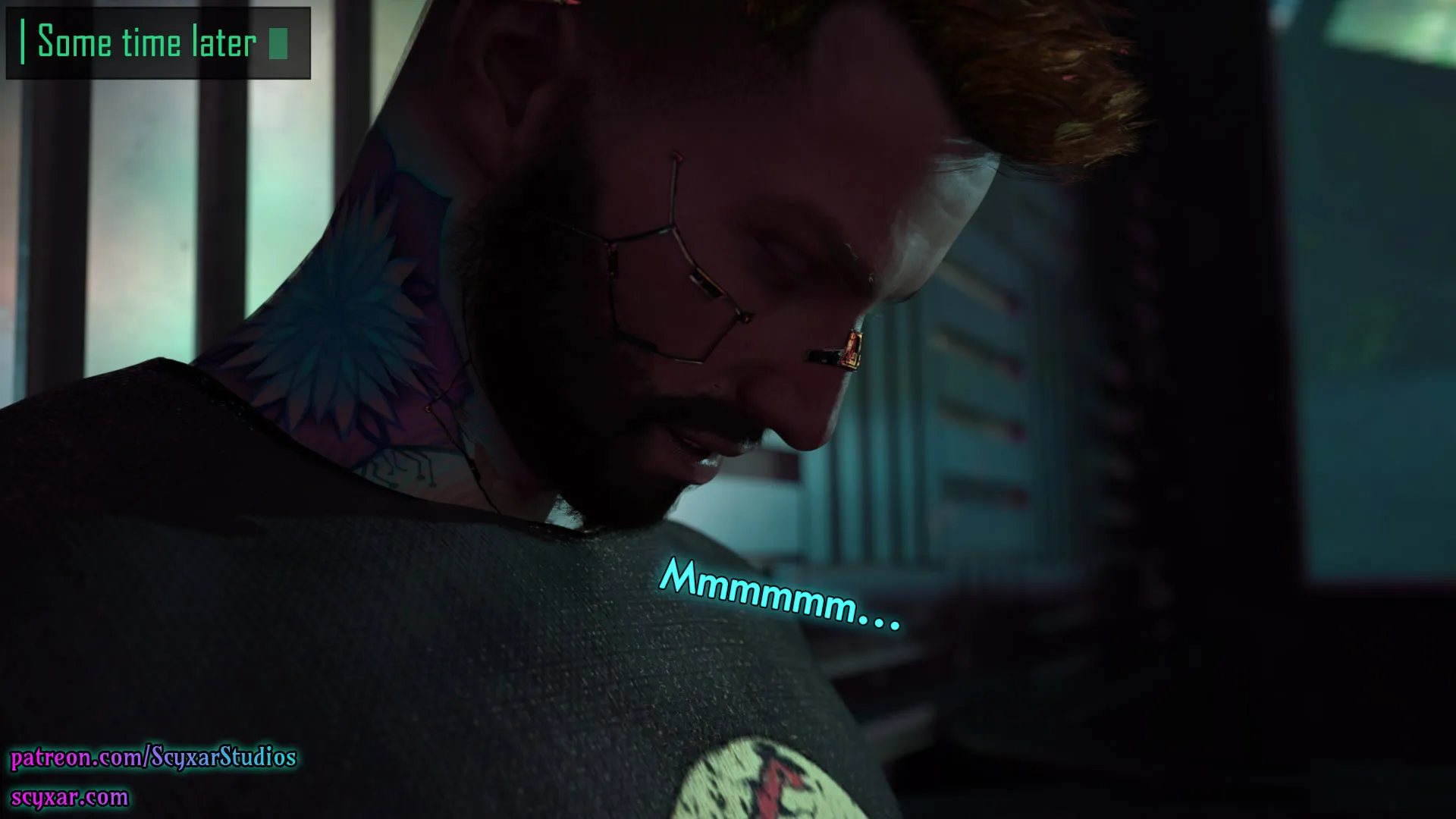 Once You Go Black, You Never Go Back (Cyberpunk), 5 . Once You Go Black, You Never Go Back - Chapter 5 [Scyxar Studios], page 48 of 75