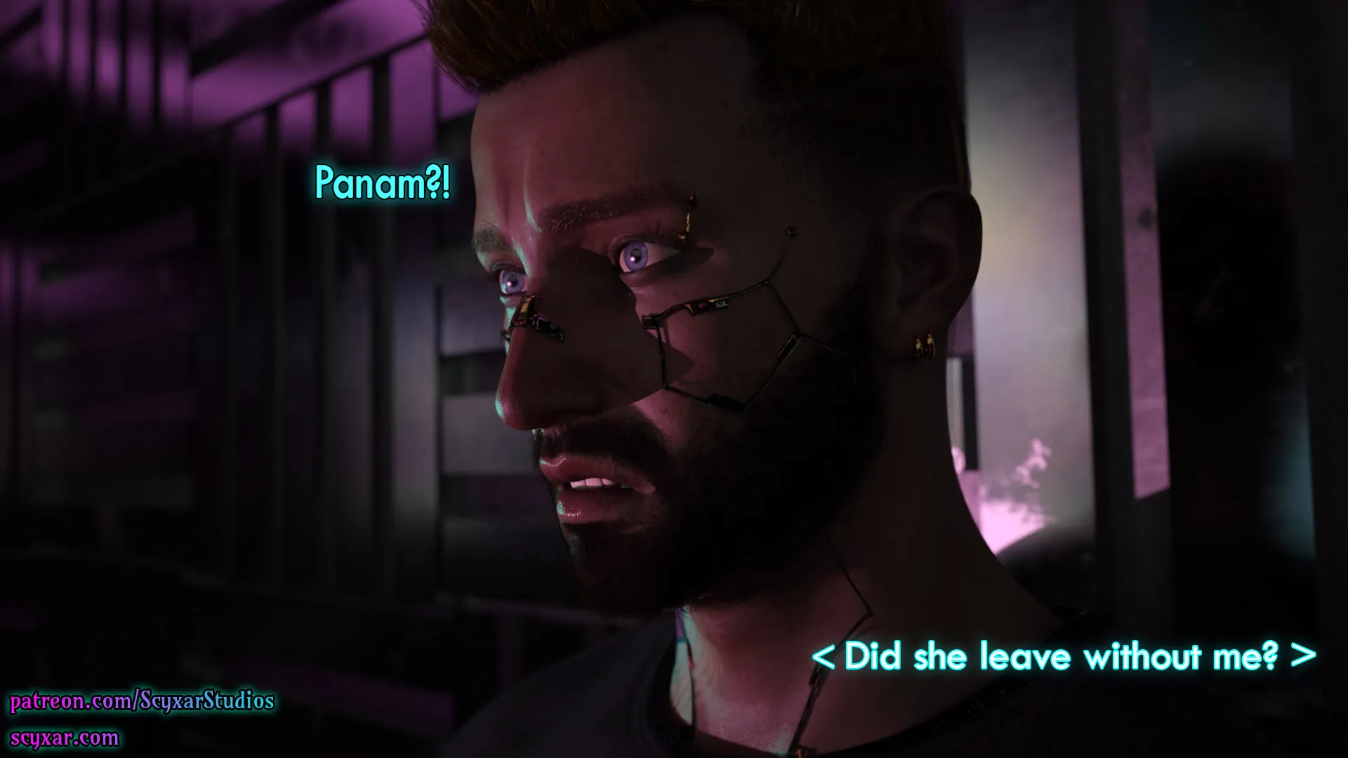 Once You Go Black, You Never Go Back (Cyberpunk), 5 . Once You Go Black, You Never Go Back - Chapter 5 [Scyxar Studios], page 51 of 75