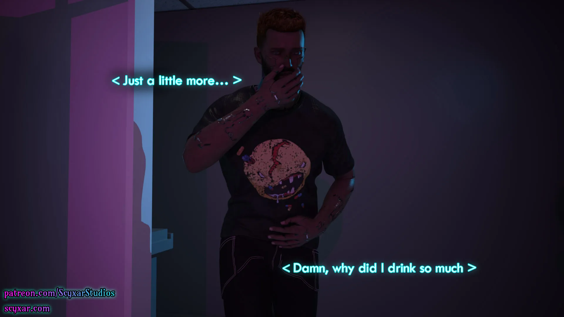Once You Go Black, You Never Go Back (Cyberpunk), 5 . Once You Go Black, You Never Go Back - Chapter 5 [Scyxar Studios], page 55 of 75