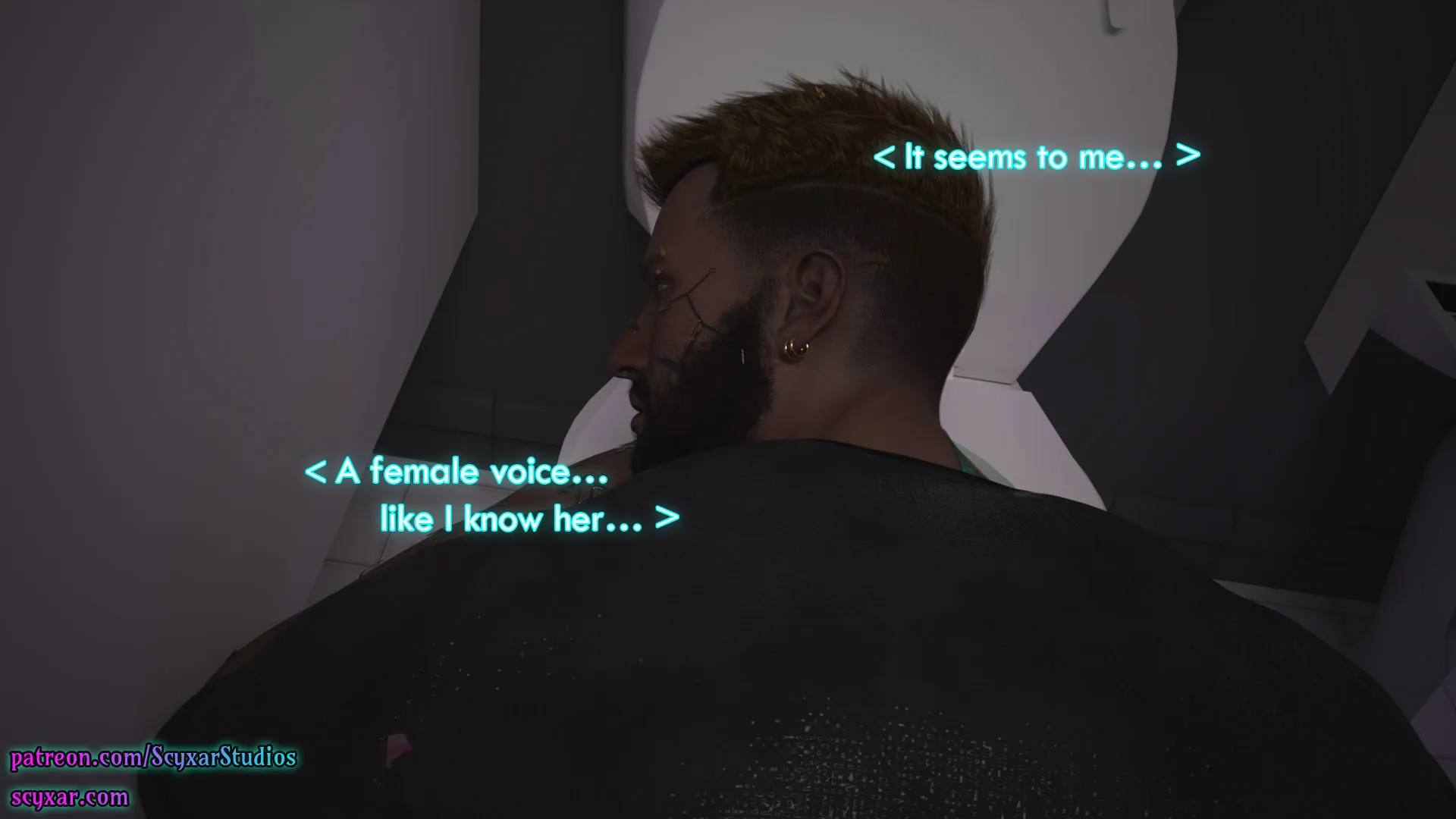 Once You Go Black, You Never Go Back (Cyberpunk), 5 . Once You Go Black, You Never Go Back - Chapter 5 [Scyxar Studios], page 61 of 75