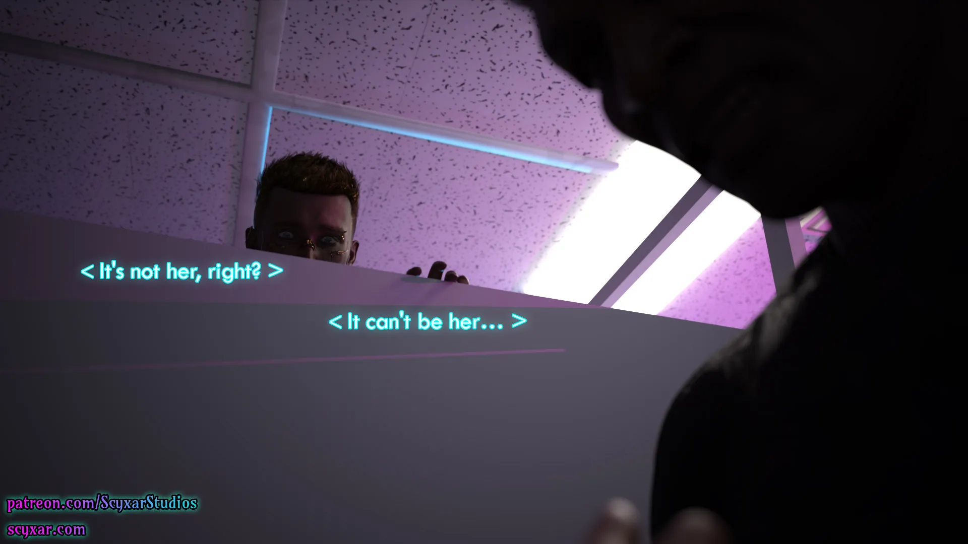Once You Go Black, You Never Go Back (Cyberpunk), 5 . Once You Go Black, You Never Go Back - Chapter 5 [Scyxar Studios], page 67 of 75