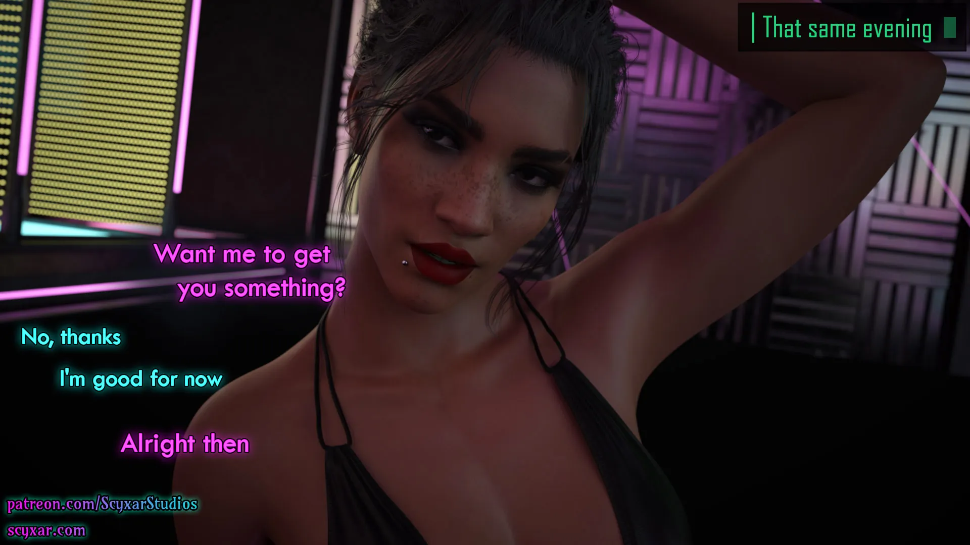 Once You Go Black, You Never Go Back (Cyberpunk), 5 . Once You Go Black, You Never Go Back - Chapter 5 [Scyxar Studios], page 10 of 75