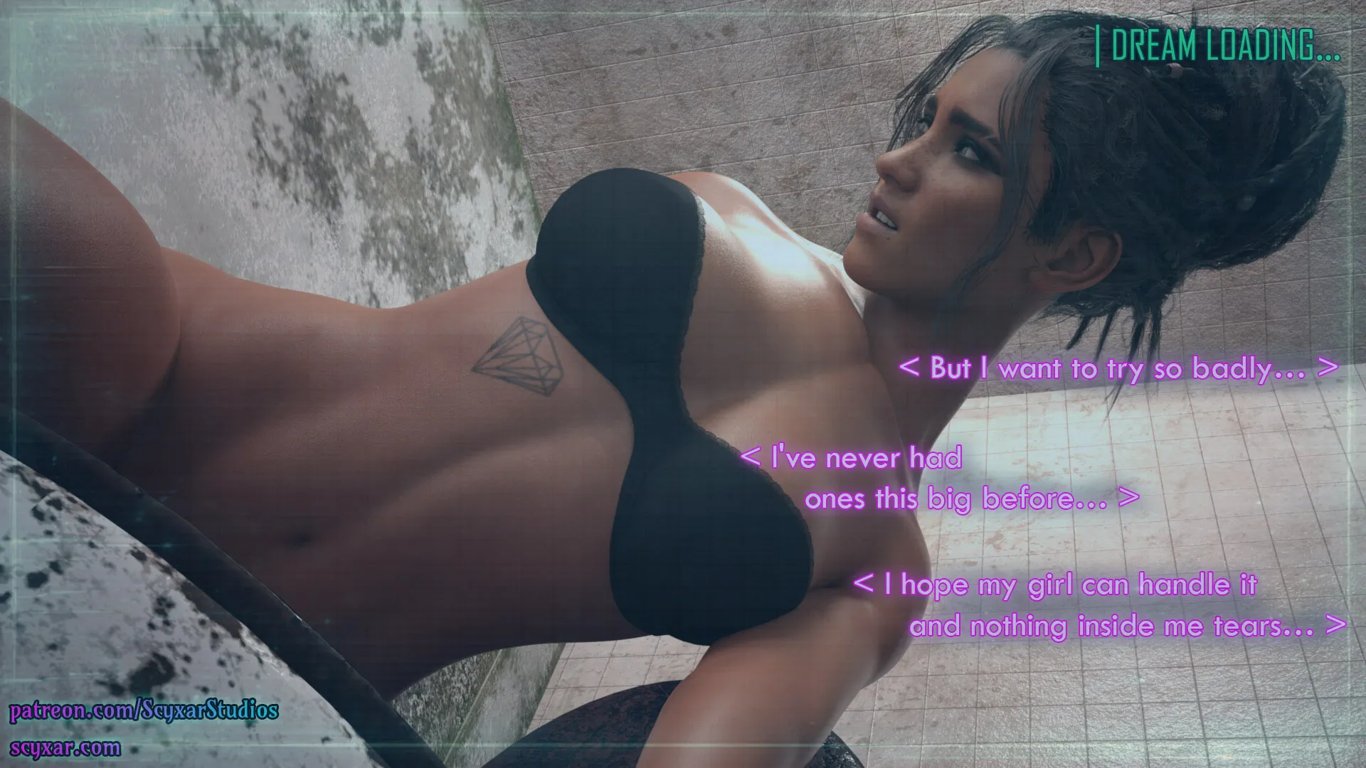 Once You Go Black, You Never Go Back (Cyberpunk), 4 . Once You Go Black, You Never Go Back - Chapter 4 [Scyxar Studios], page 35 of 57