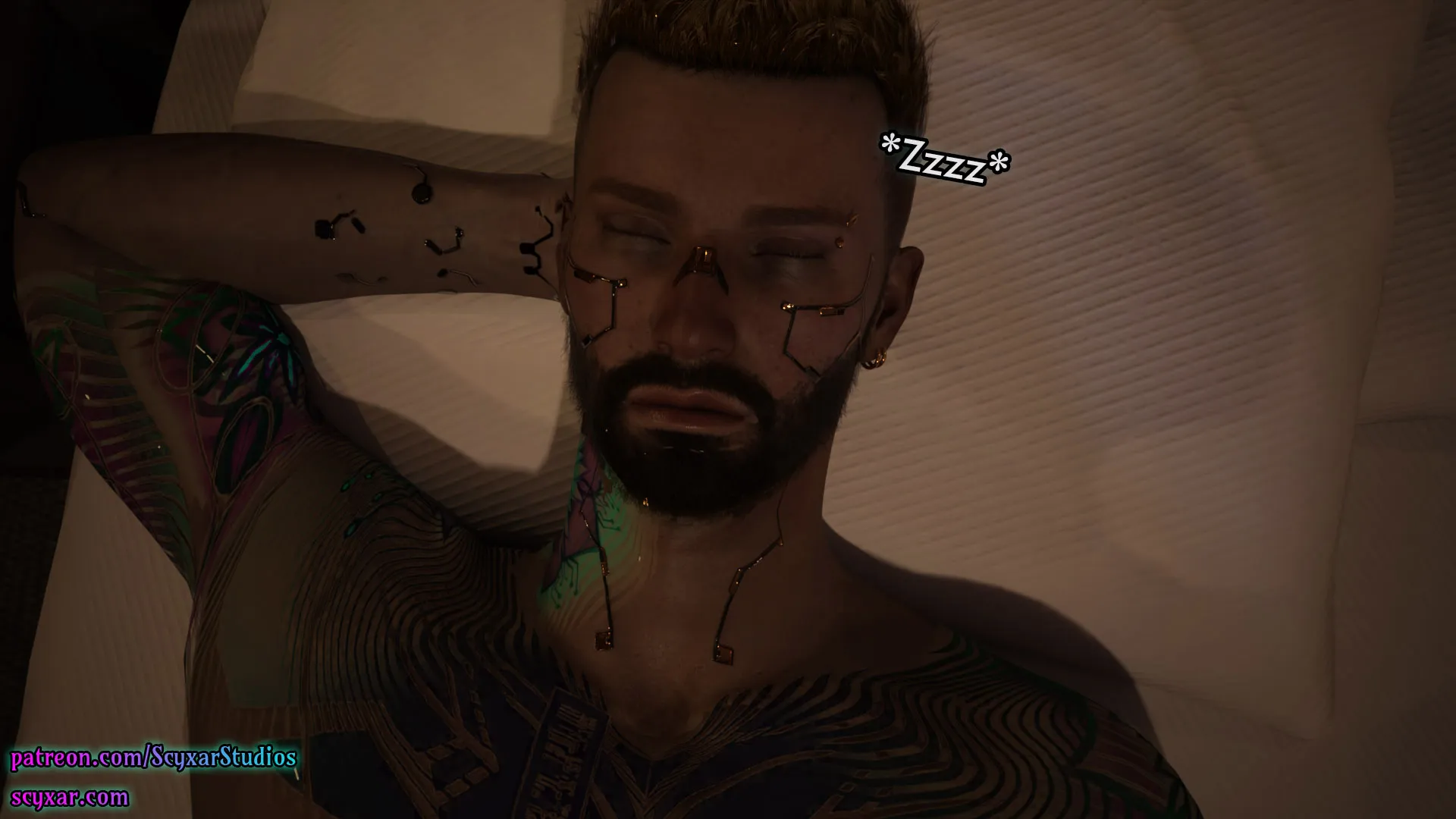 Once You Go Black, You Never Go Back (Cyberpunk), 4 . Once You Go Black, You Never Go Back - Chapter 4 [Scyxar Studios], page 42 of 57