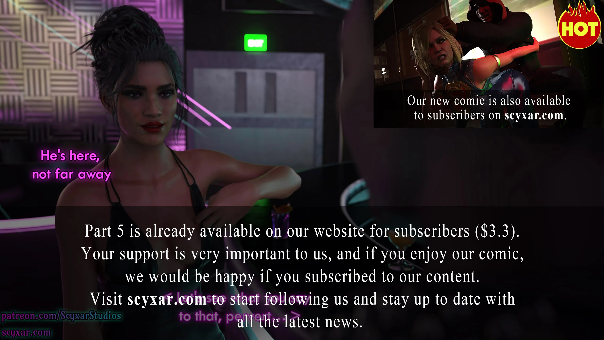 Once You Go Black, You Never Go Back (Cyberpunk), 4 . Once You Go Black, You Never Go Back - Chapter 4 [Scyxar Studios], page 57 of 57