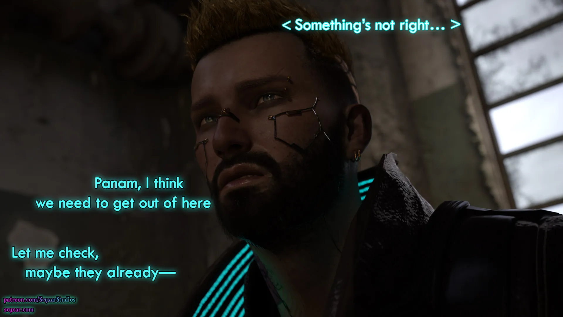 Once You Go Black, You Never Go Back (Cyberpunk), 3 . Once You Go Black, You Never Go Back - Chapter 3 [Scyxar Studios], page 15 of 59