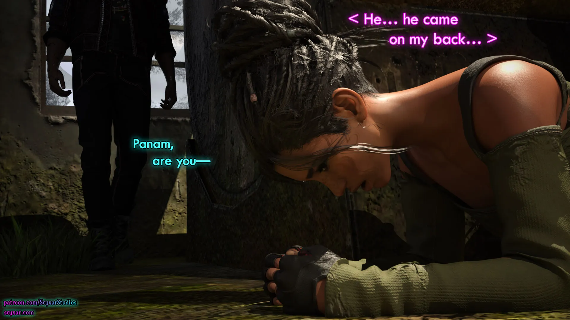 Once You Go Black, You Never Go Back (Cyberpunk), 3 . Once You Go Black, You Never Go Back - Chapter 3 [Scyxar Studios], page 29 of 59