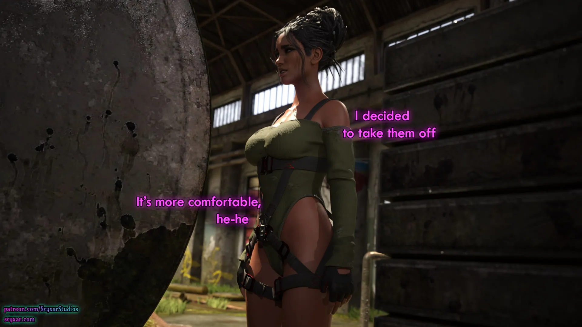Once You Go Black, You Never Go Back (Cyberpunk), 3 . Once You Go Black, You Never Go Back - Chapter 3 [Scyxar Studios], page 33 of 59