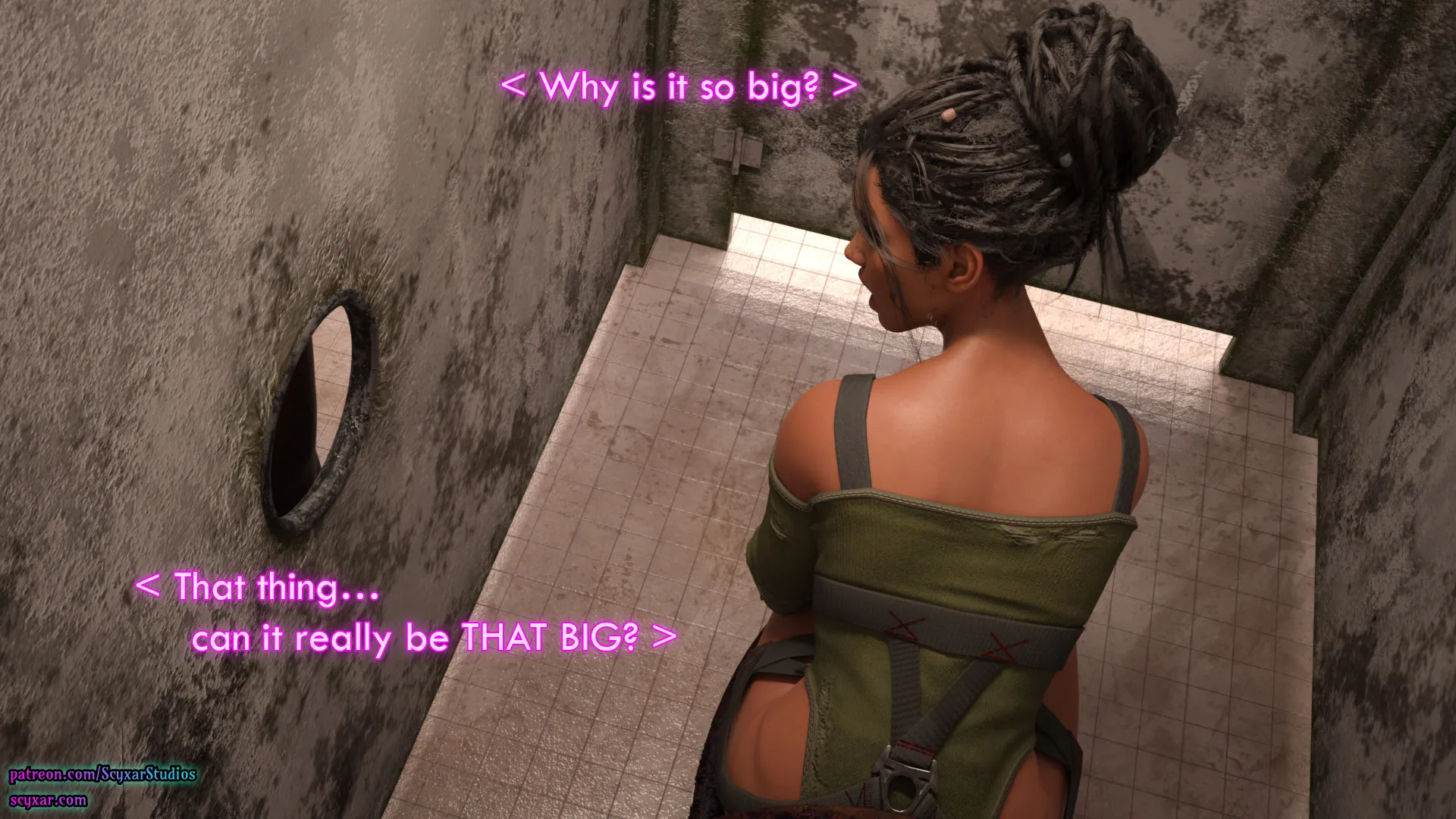 Once You Go Black, You Never Go Back (Cyberpunk), 3 . Once You Go Black, You Never Go Back - Chapter 3 [Scyxar Studios], page 49 of 59