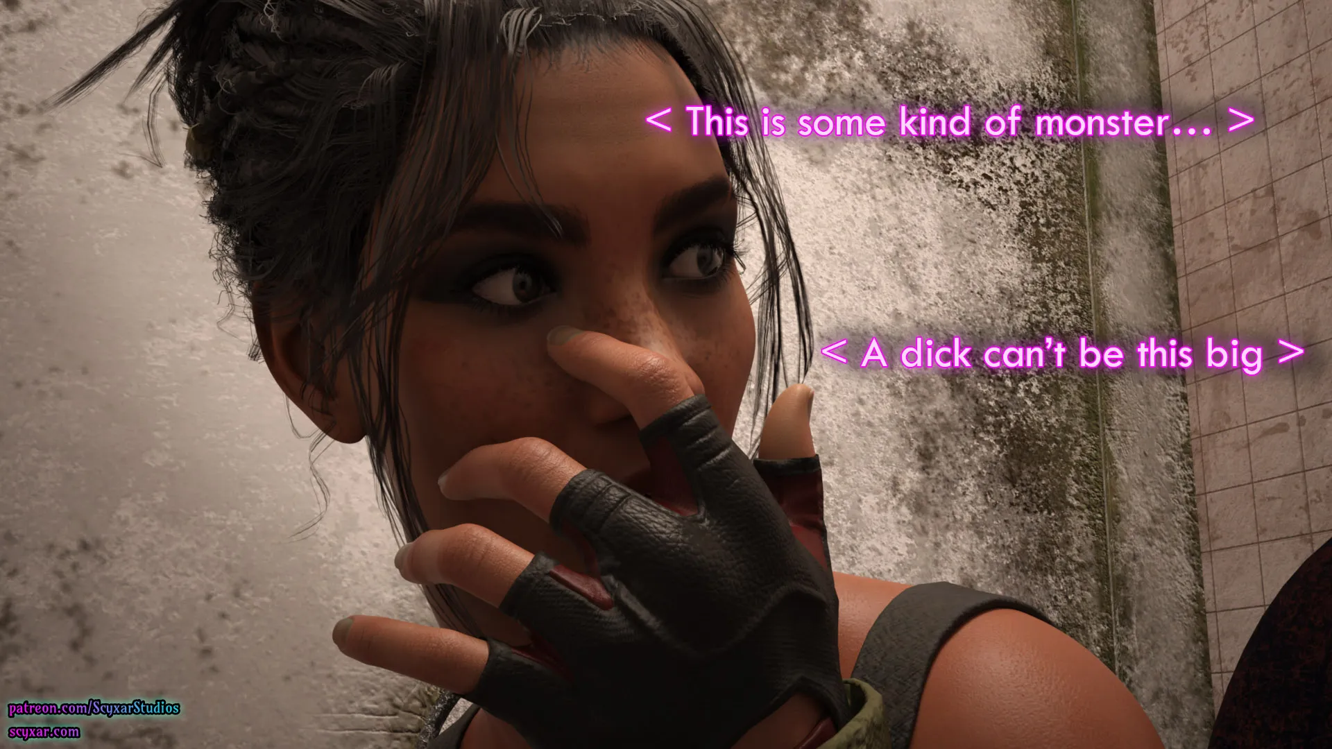 Once You Go Black, You Never Go Back (Cyberpunk), 3 . Once You Go Black, You Never Go Back - Chapter 3 [Scyxar Studios], page 51 of 59