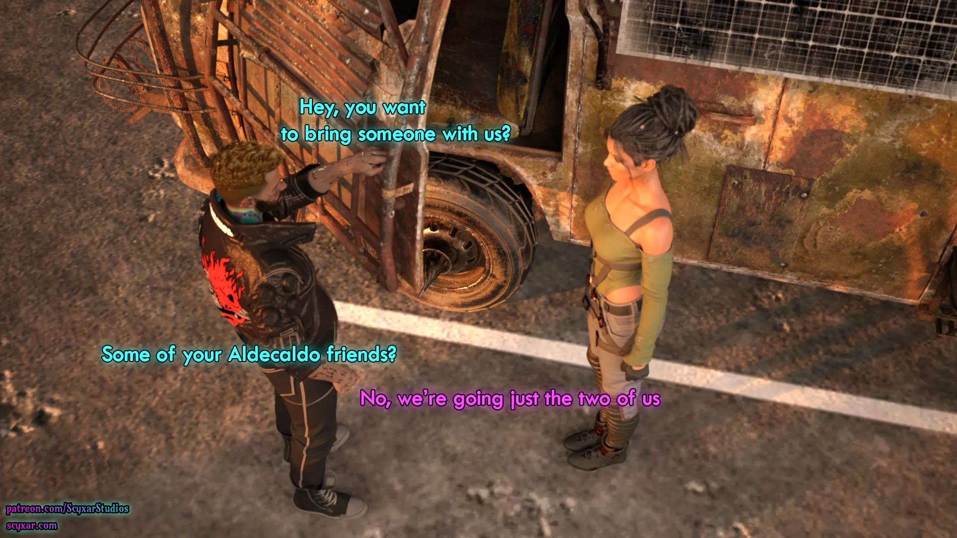 Once You Go Black, You Never Go Back (Cyberpunk), 2 . Once You Go Black, You Never Go Back - Chapter 2 [Scyxar Studios], page 13 of 66