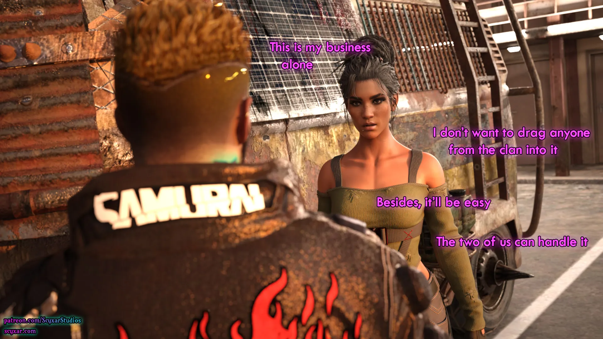 Once You Go Black, You Never Go Back (Cyberpunk), 2 . Once You Go Black, You Never Go Back - Chapter 2 [Scyxar Studios], page 14 of 66