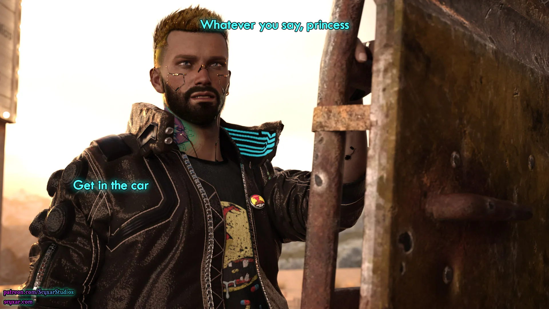 Once You Go Black, You Never Go Back (Cyberpunk), 2 . Once You Go Black, You Never Go Back - Chapter 2 [Scyxar Studios], page 15 of 66