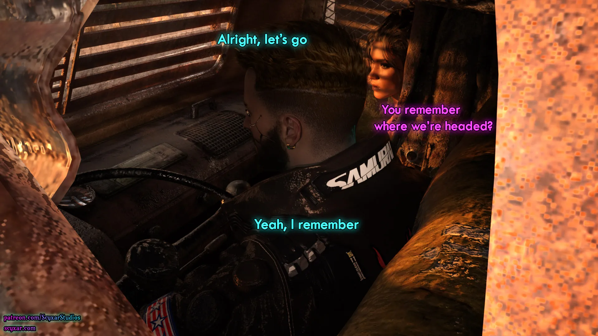 Once You Go Black, You Never Go Back (Cyberpunk), 2 . Once You Go Black, You Never Go Back - Chapter 2 [Scyxar Studios], page 19 of 66