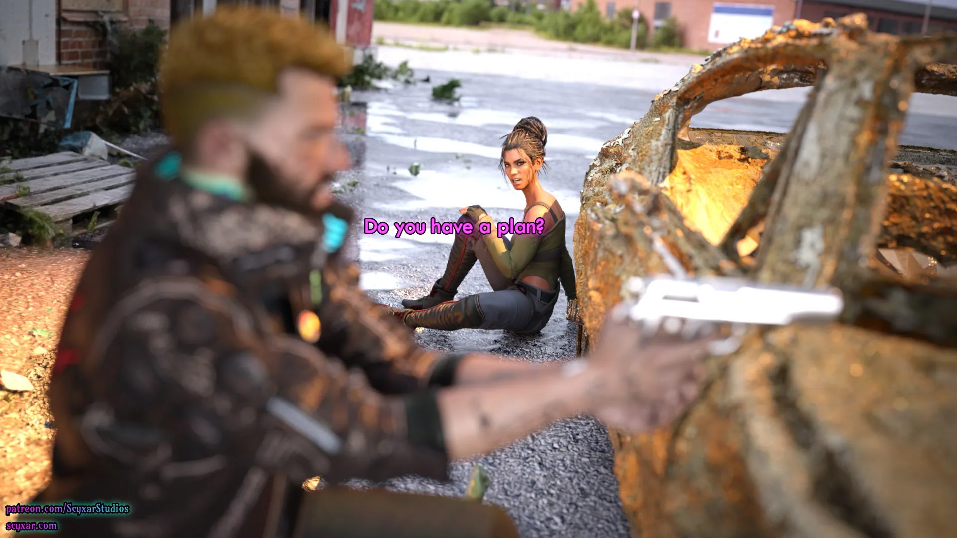 Once You Go Black, You Never Go Back (Cyberpunk), 2 . Once You Go Black, You Never Go Back - Chapter 2 [Scyxar Studios], page 30 of 66