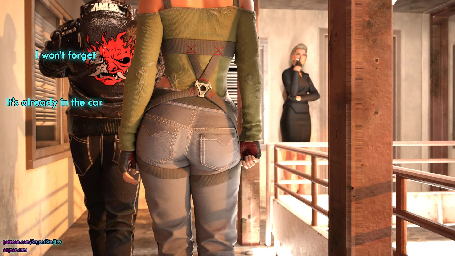 Once You Go Black, You Never Go Back (Cyberpunk), 2 . Once You Go Black, You Never Go Back - Chapter 2 [Scyxar Studios], page 4 of 66
