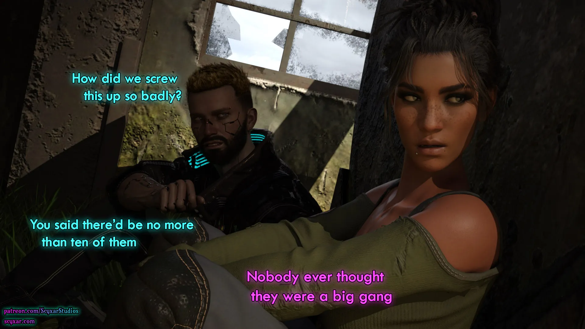 Once You Go Black, You Never Go Back (Cyberpunk), 2 . Once You Go Black, You Never Go Back - Chapter 2 [Scyxar Studios], page 39 of 66