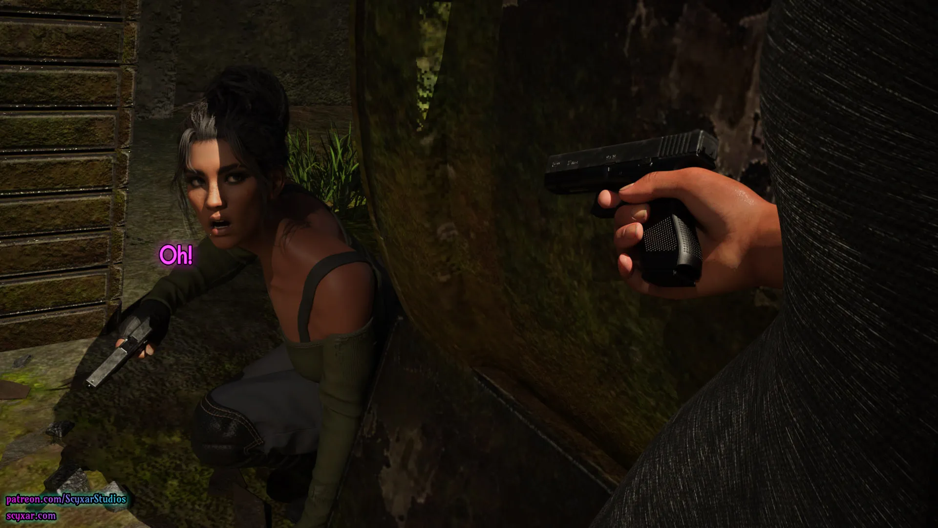 Once You Go Black, You Never Go Back (Cyberpunk), 2 . Once You Go Black, You Never Go Back - Chapter 2 [Scyxar Studios], page 49 of 66