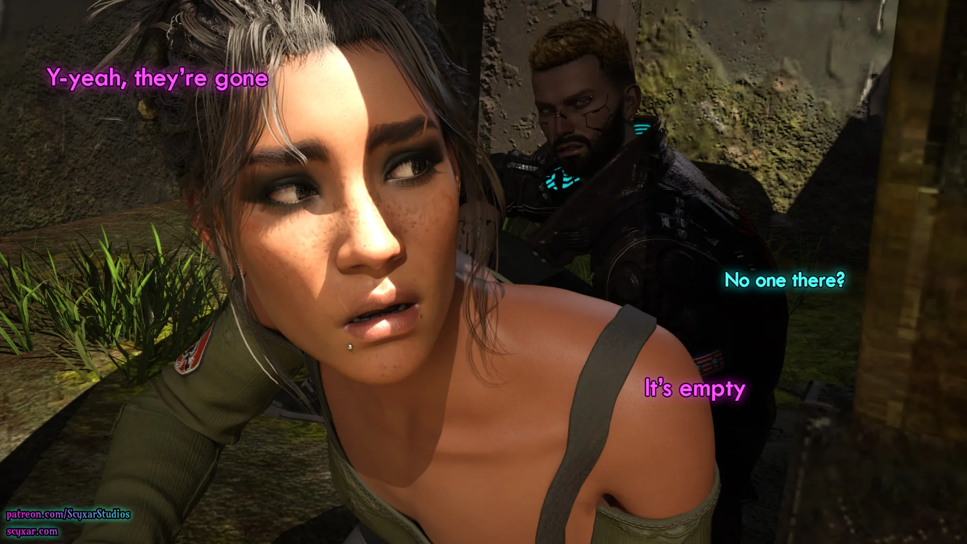 Once You Go Black, You Never Go Back (Cyberpunk), 2 . Once You Go Black, You Never Go Back - Chapter 2 [Scyxar Studios], page 52 of 66