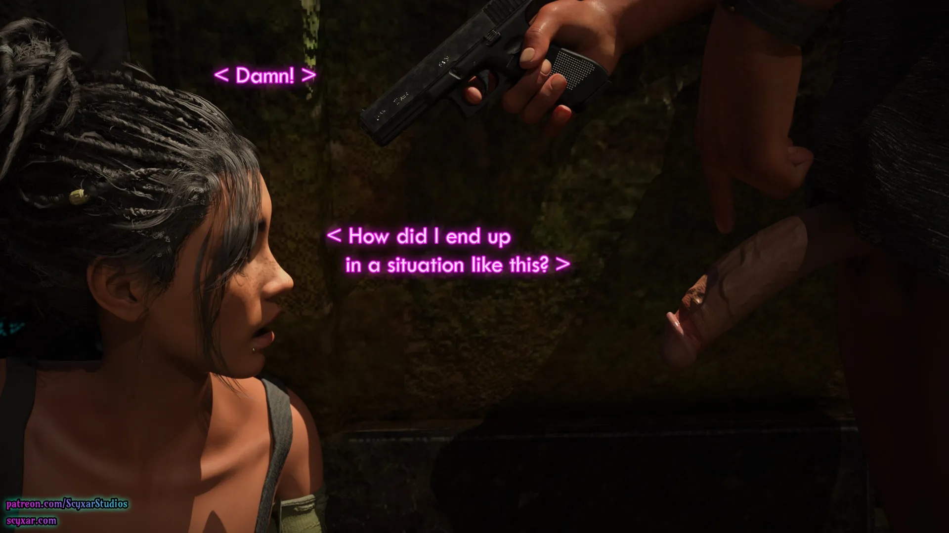 Once You Go Black, You Never Go Back (Cyberpunk), 2 . Once You Go Black, You Never Go Back - Chapter 2 [Scyxar Studios], page 58 of 66