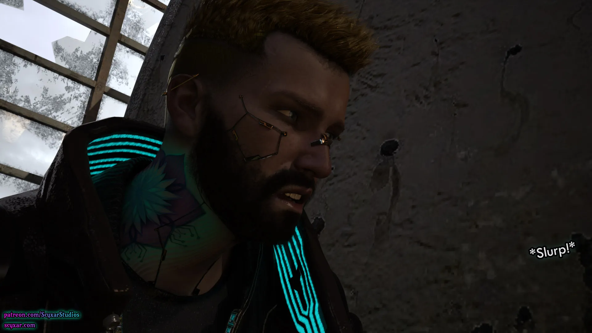 Once You Go Black, You Never Go Back (Cyberpunk), 2 . Once You Go Black, You Never Go Back - Chapter 2 [Scyxar Studios], page 62 of 66