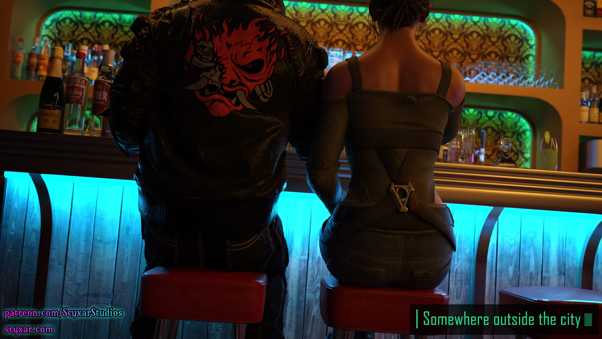 Once You Go Black, You Never Go Back (Cyberpunk), 1 . Once You Go Black, You Never Go Back - Chapter 1 [Scyxar Studios], page 1 of 68